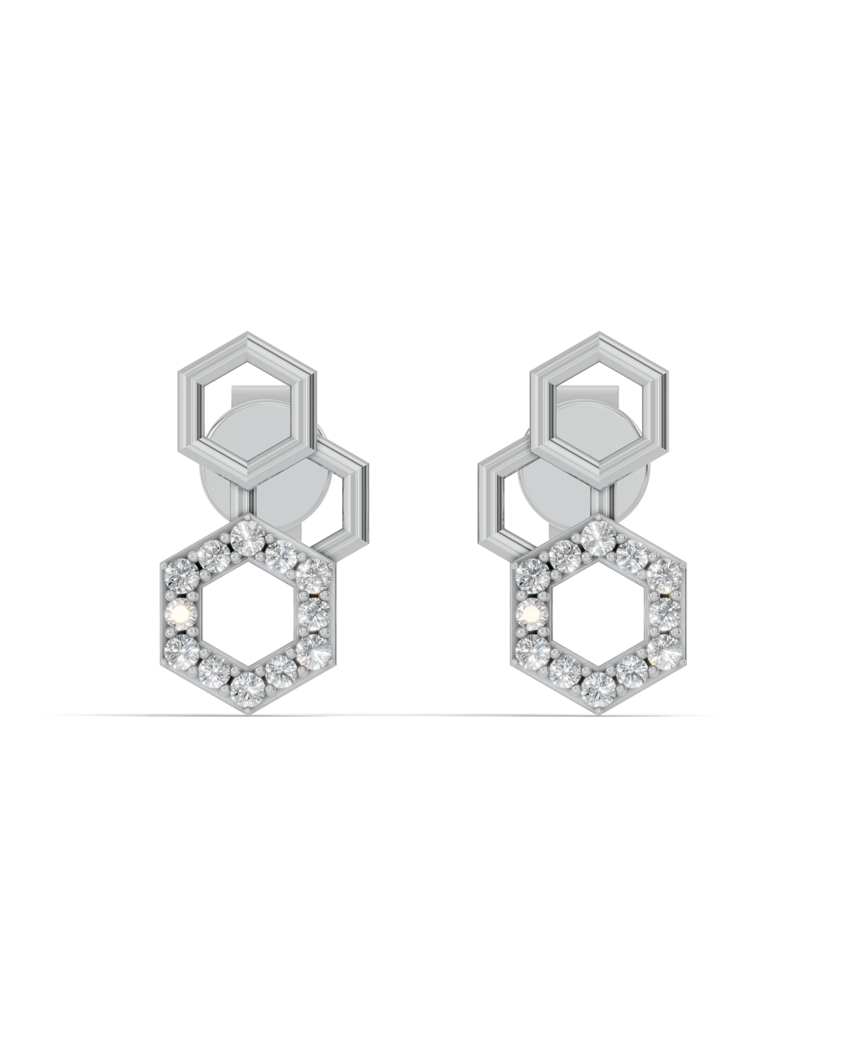 Platinized Sterling Silver