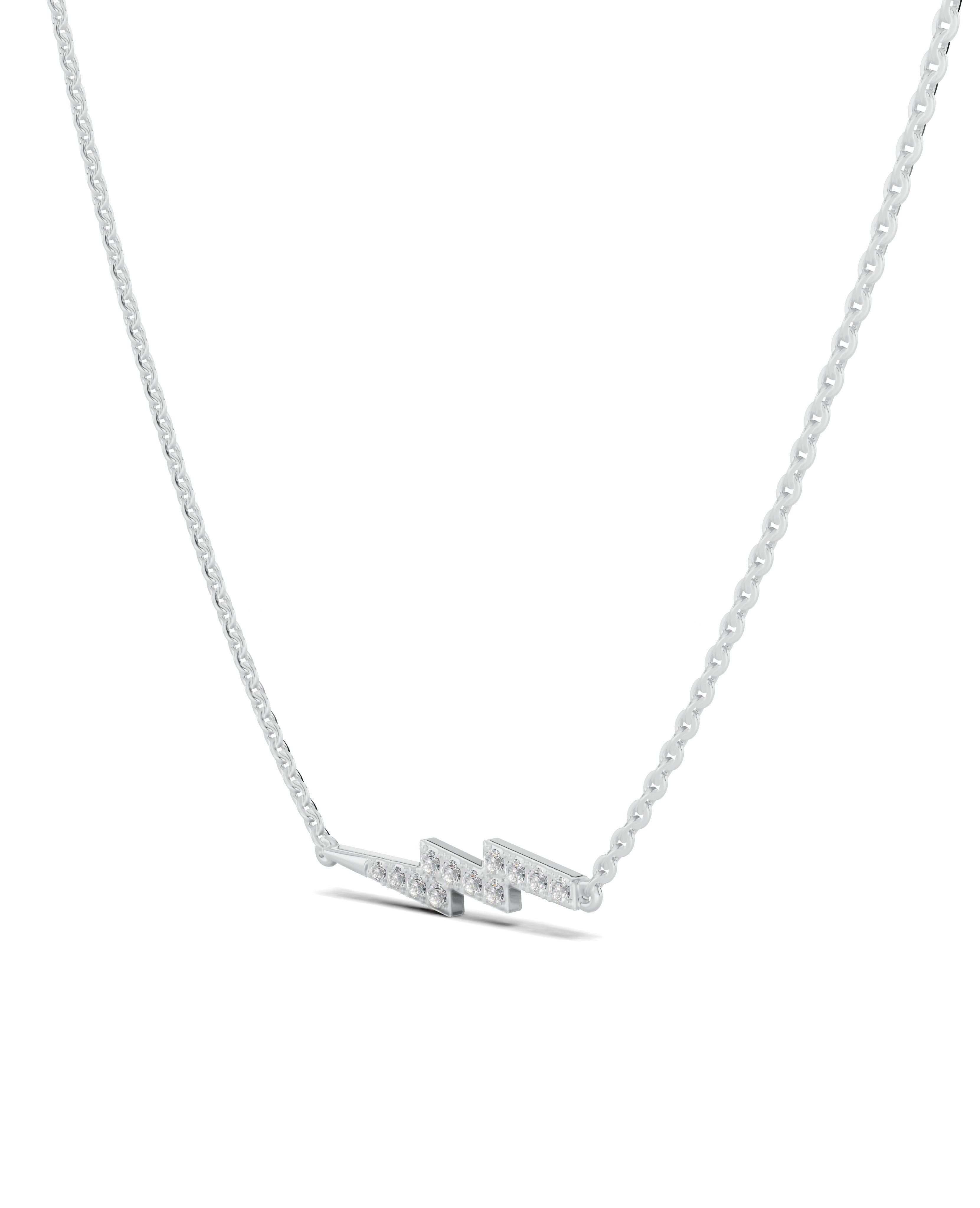 Platinized Sterling Silver