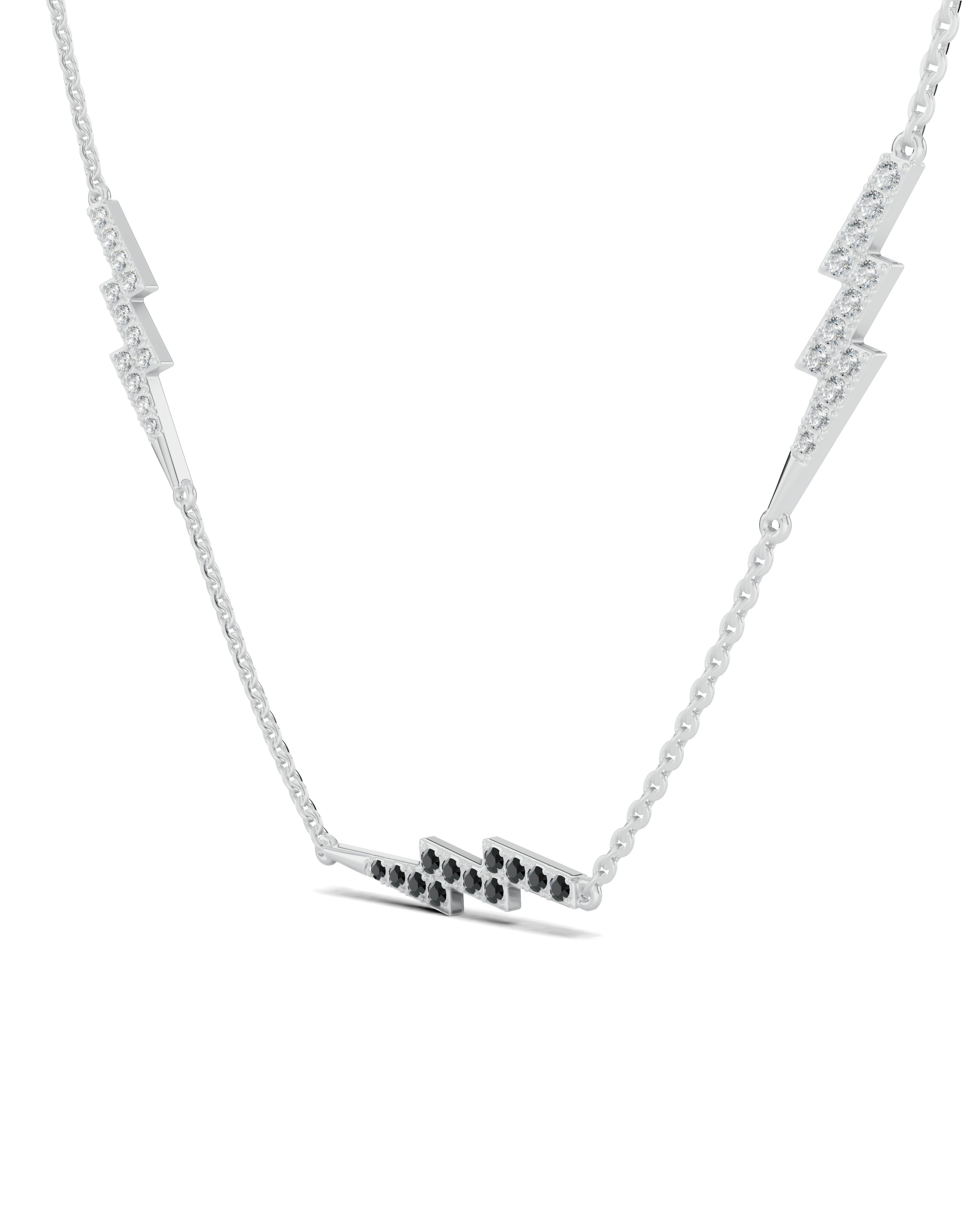 Platinized Sterling Silver