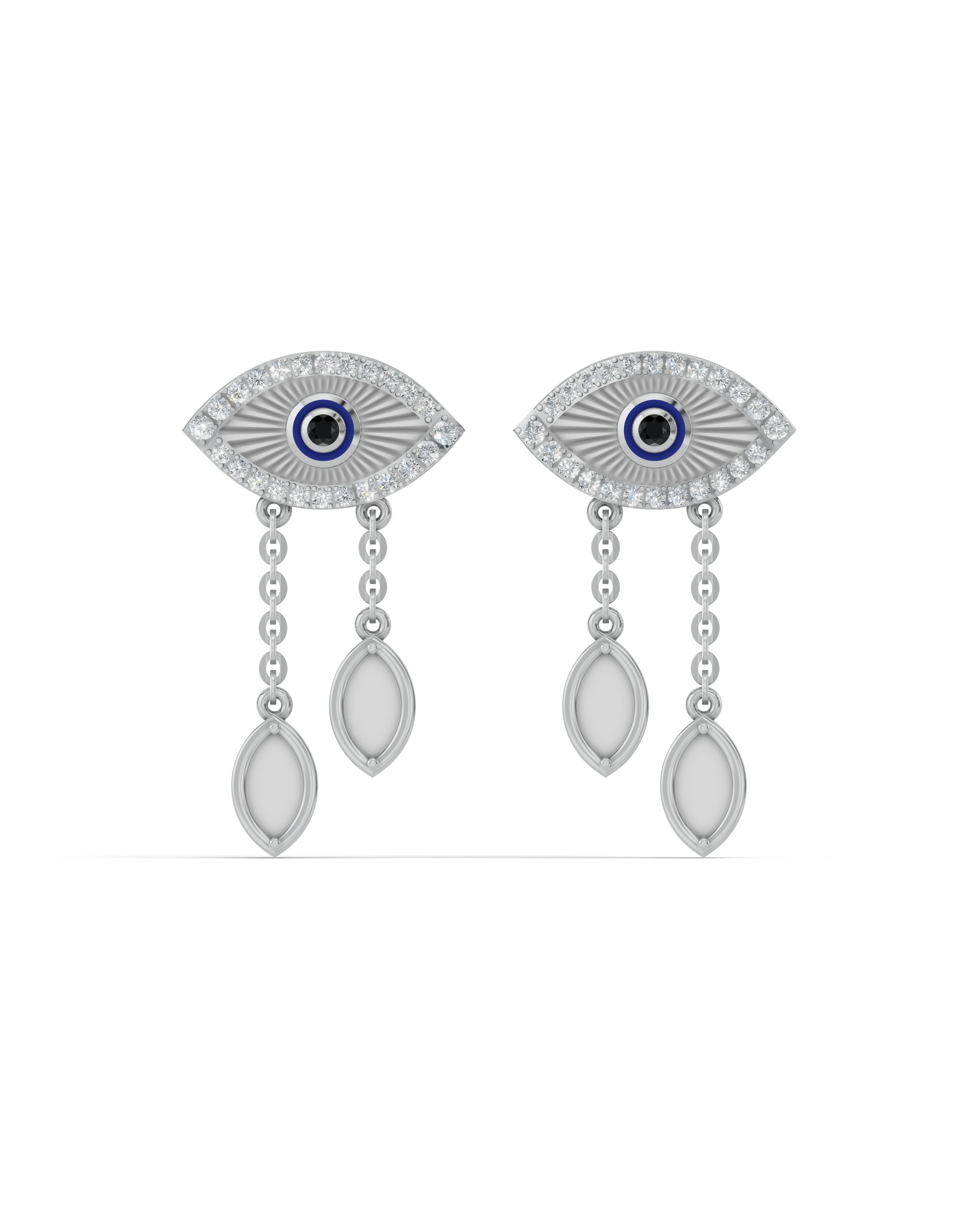 Platinized Sterling Silver