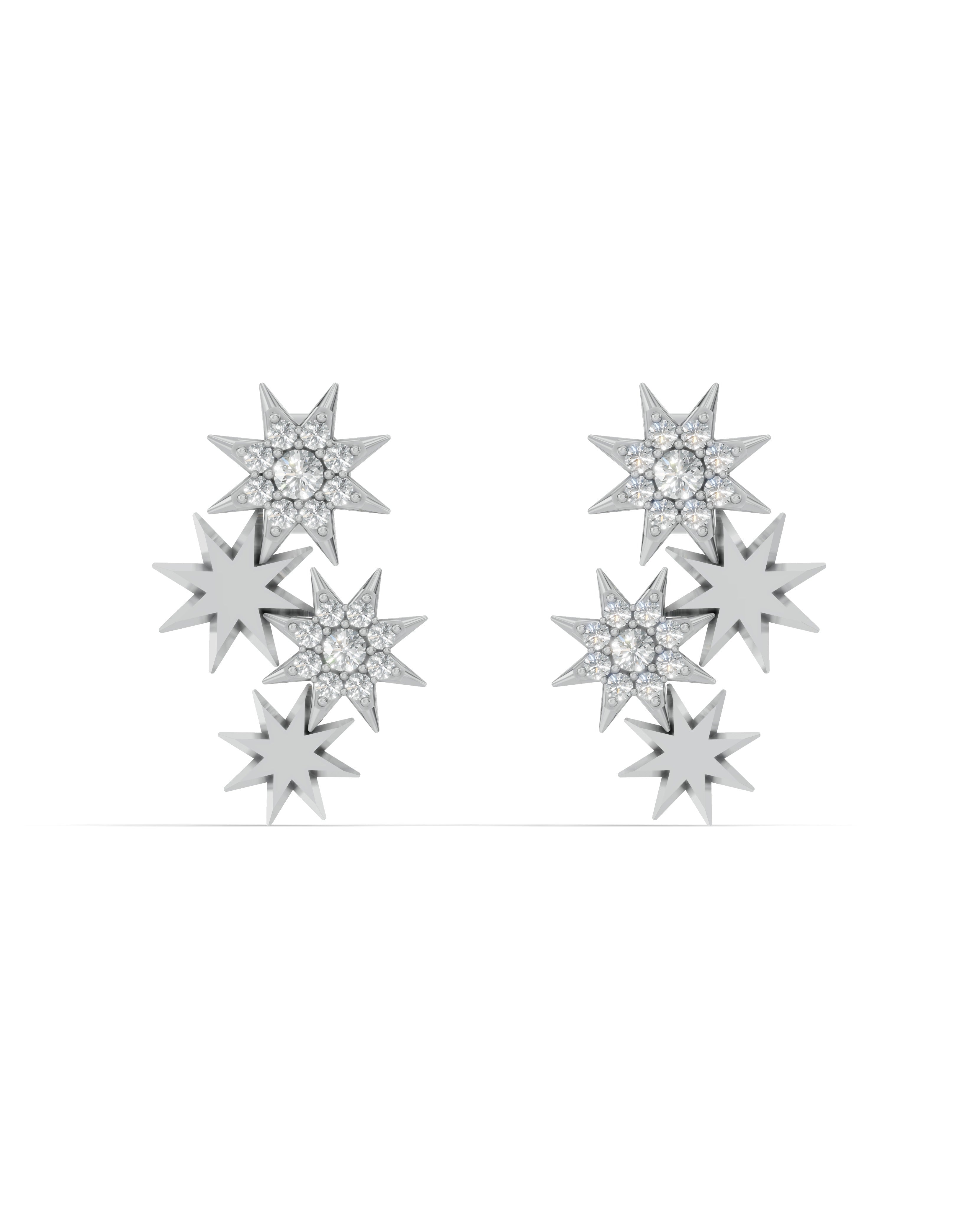 Platinized Sterling Silver