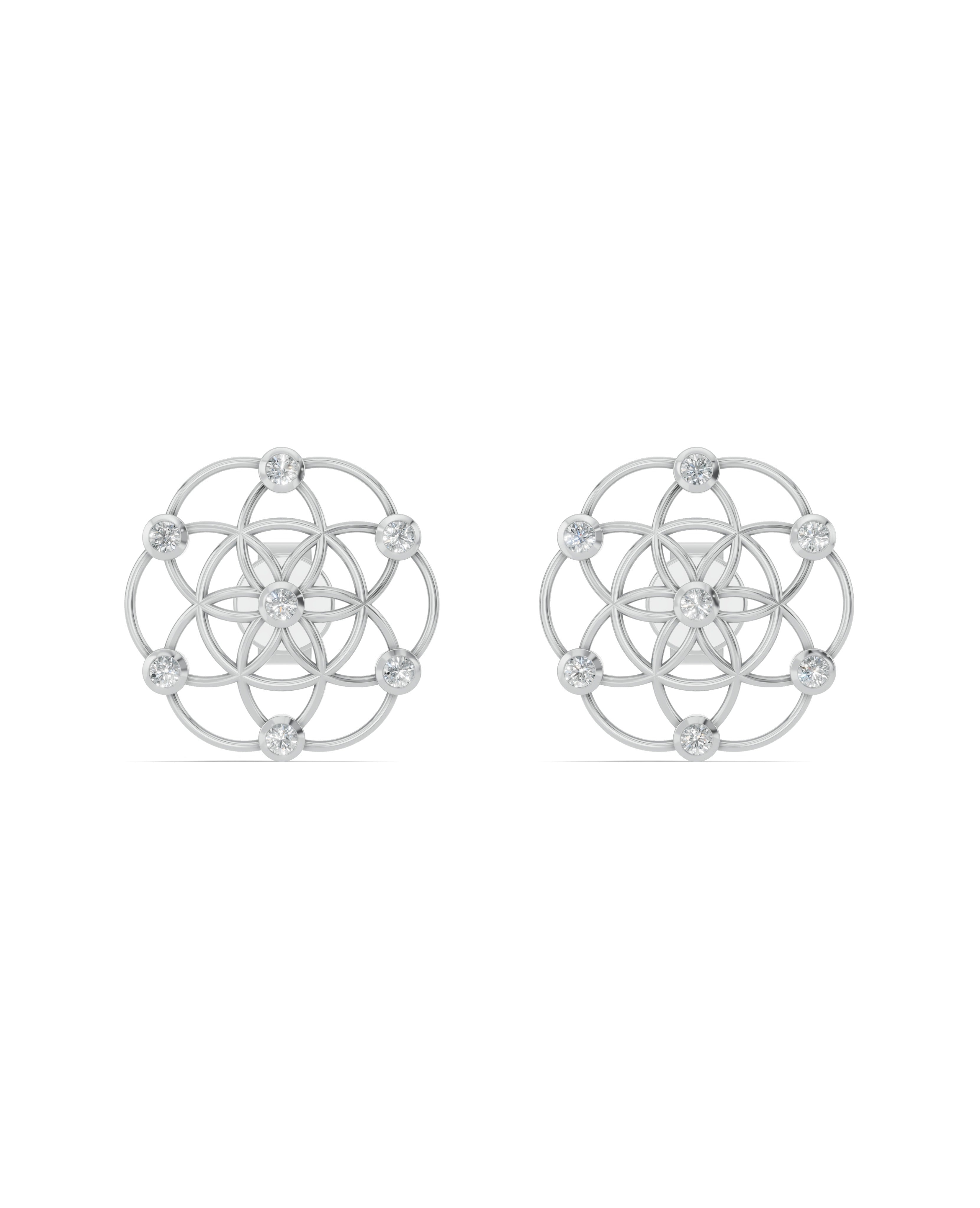 Platinized Sterling Silver