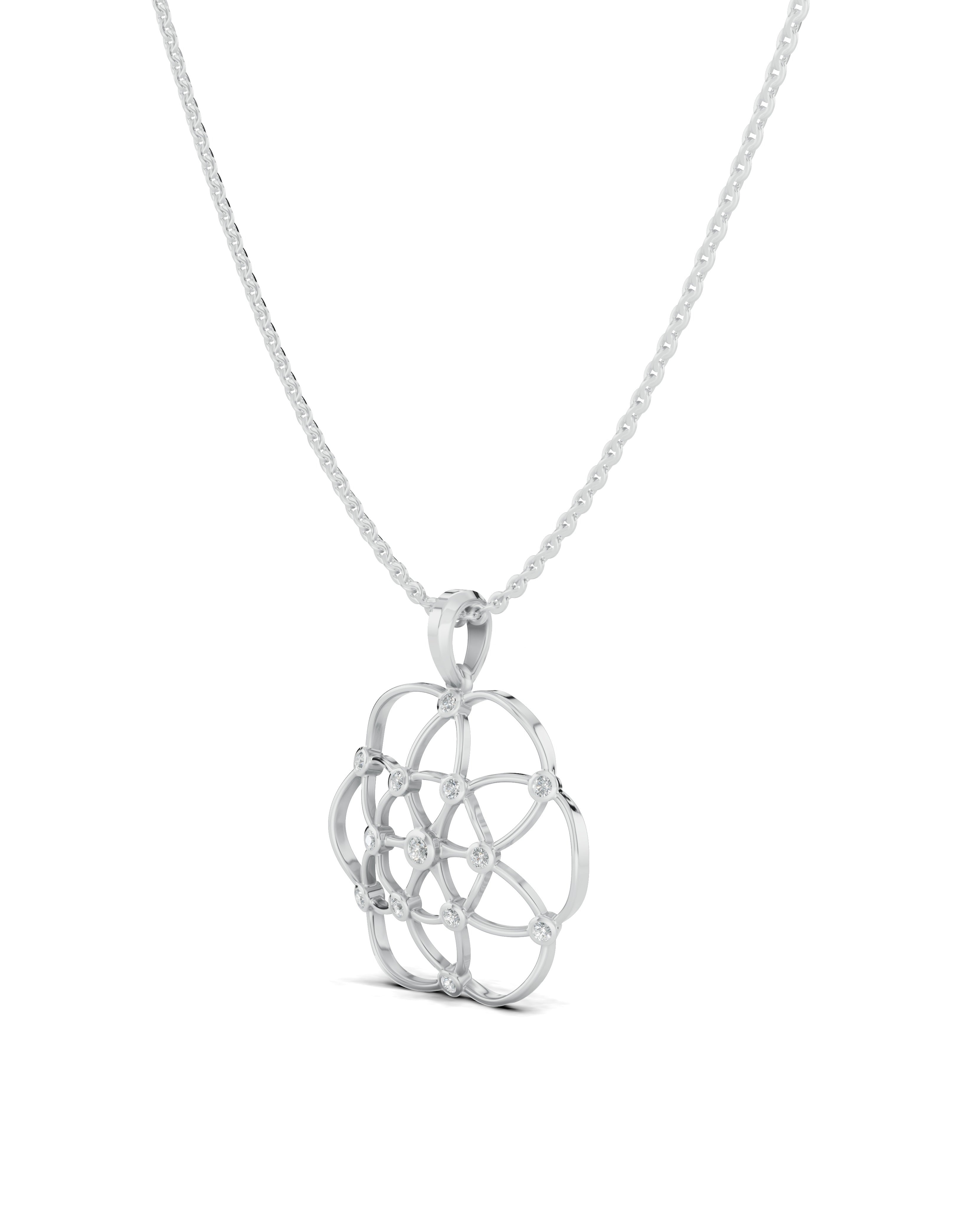 Platinized Sterling Silver