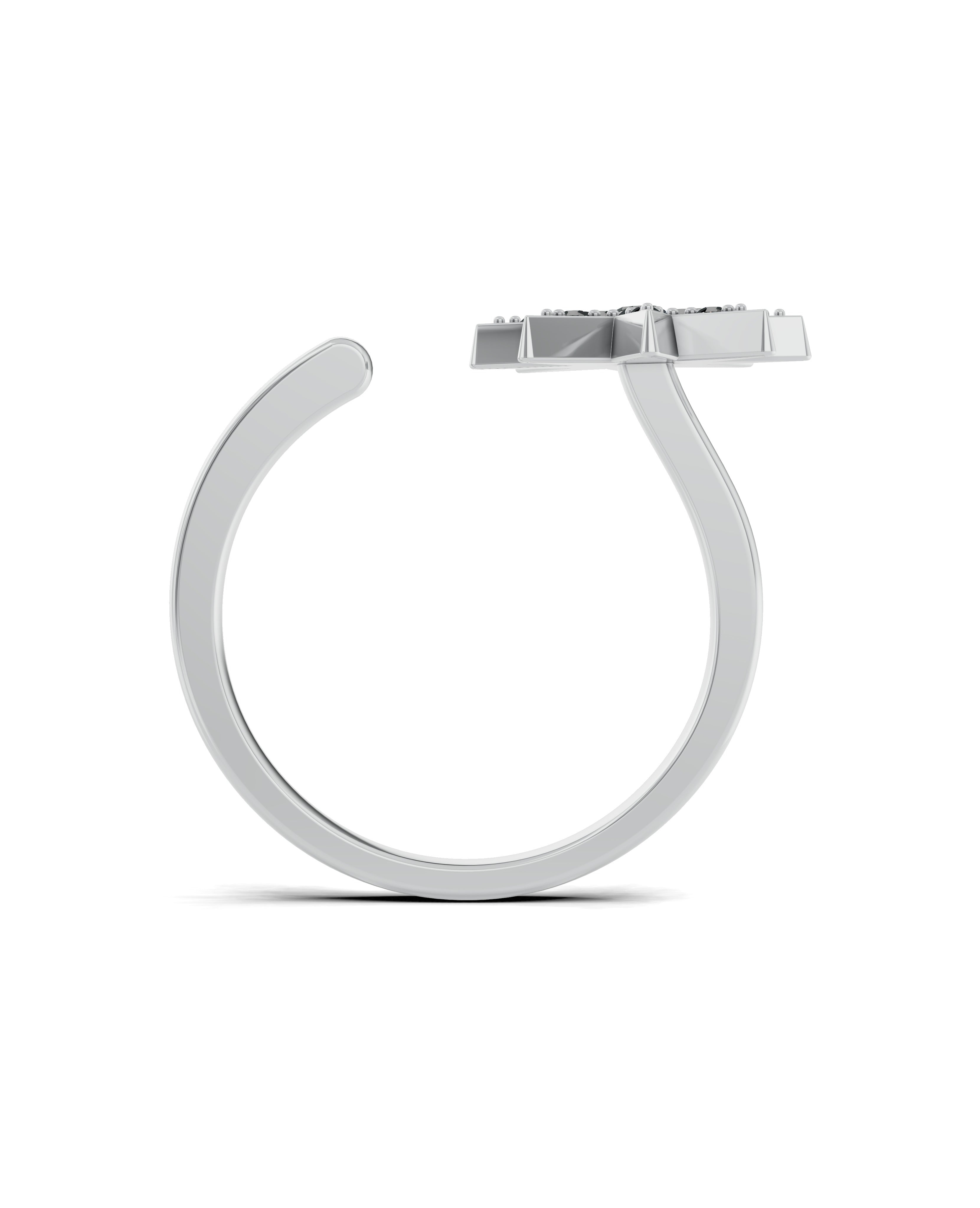 Platinized Sterling Silver