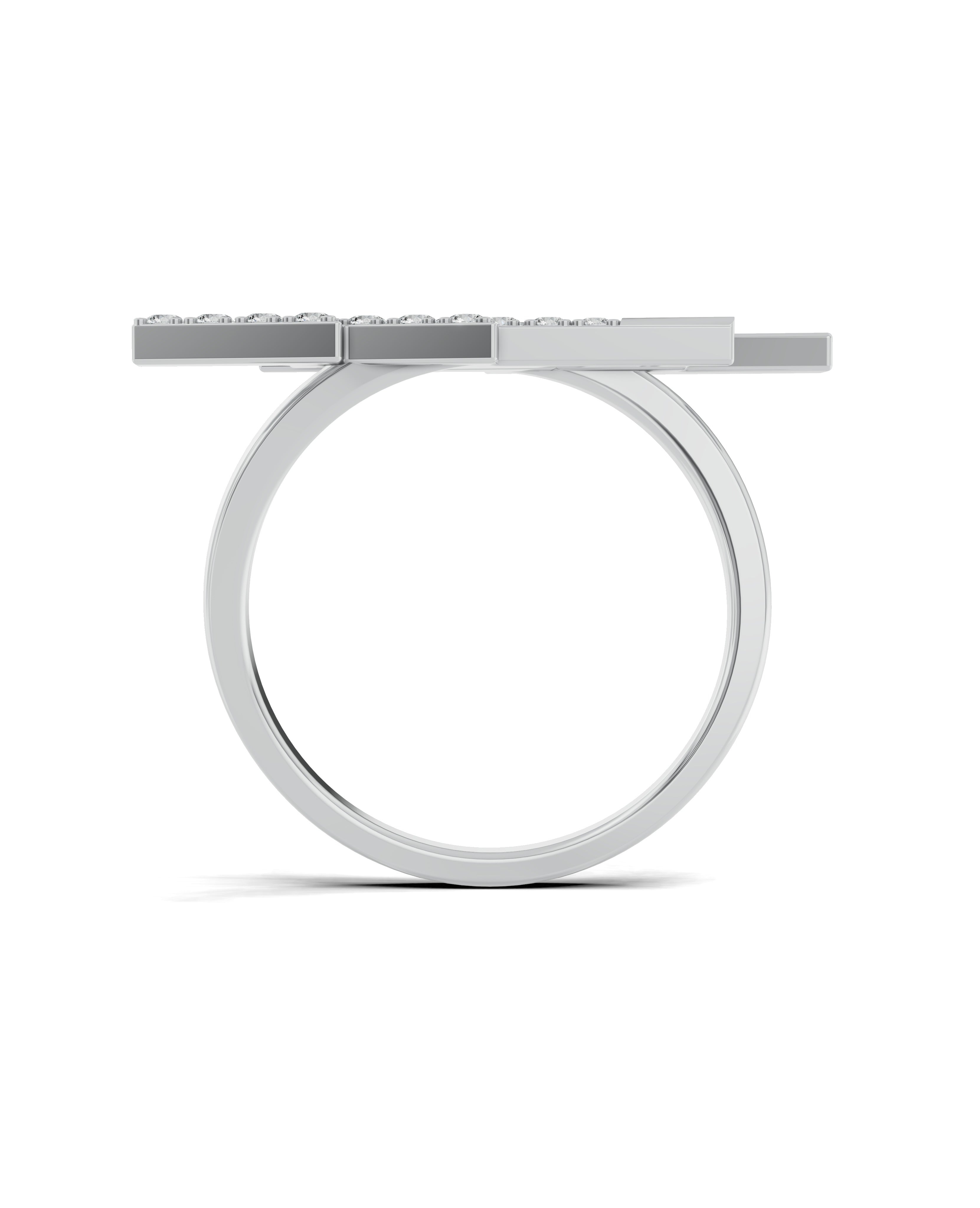 Platinized Sterling Silver