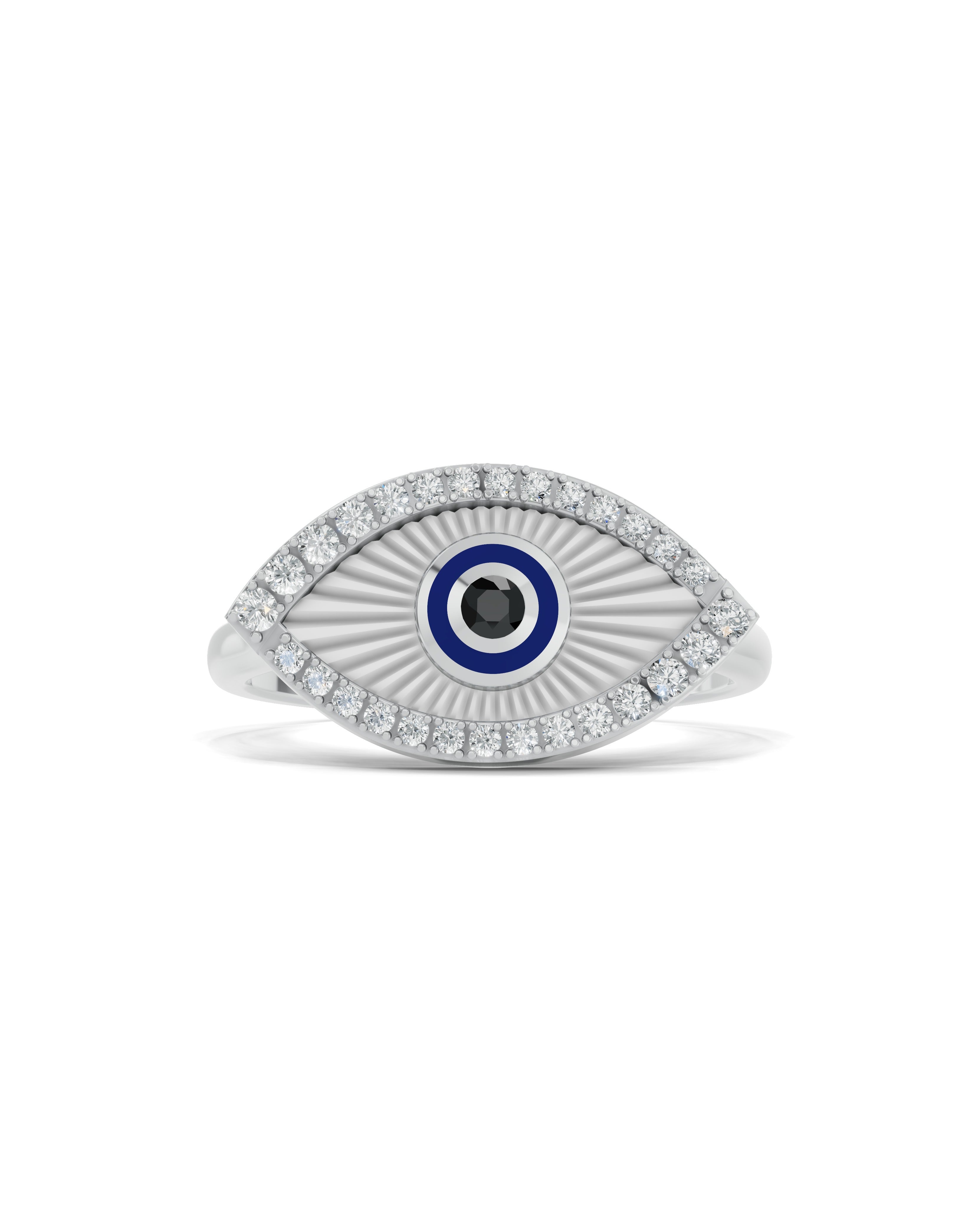 Platinized Sterling Silver