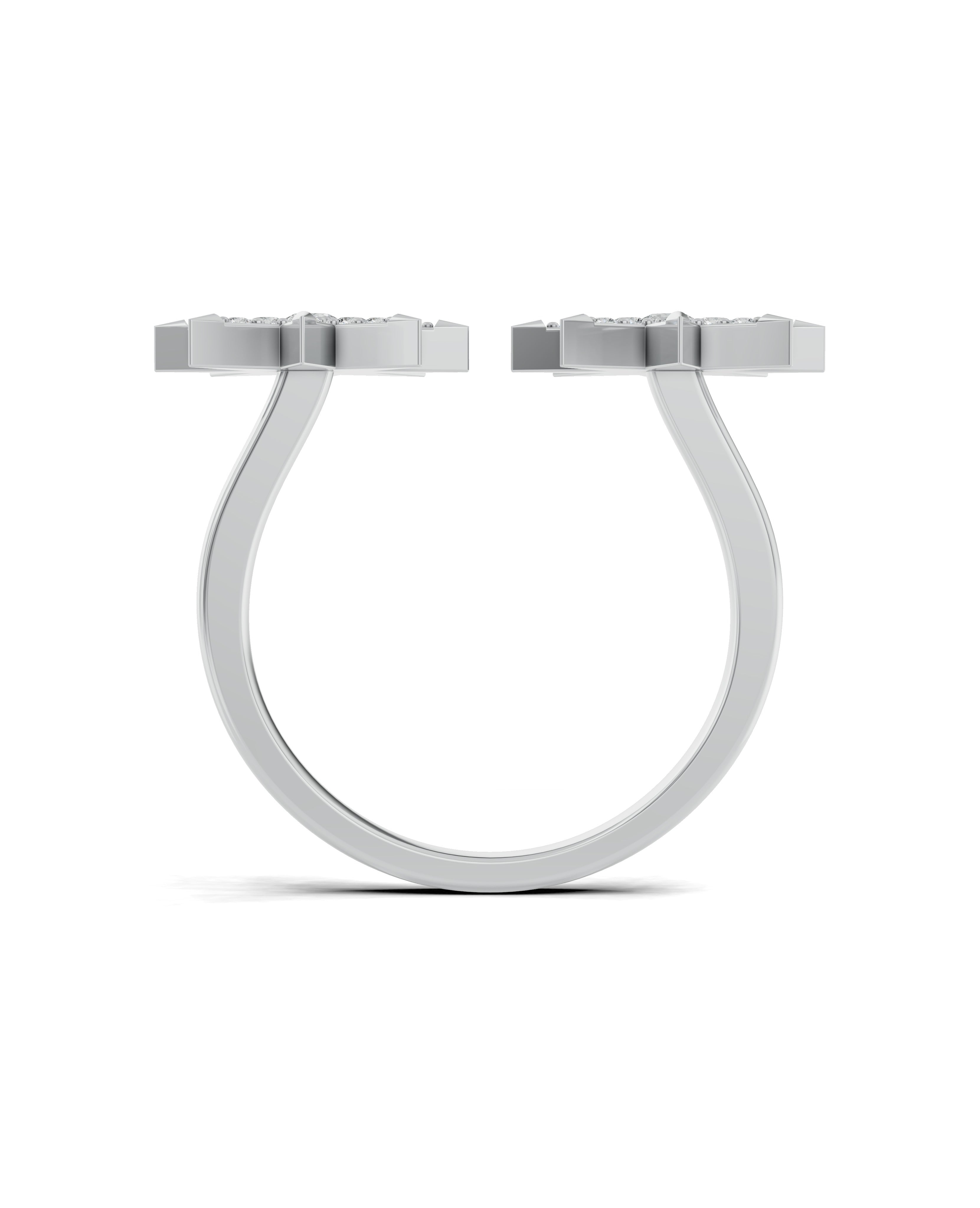 Platinized Sterling Silver