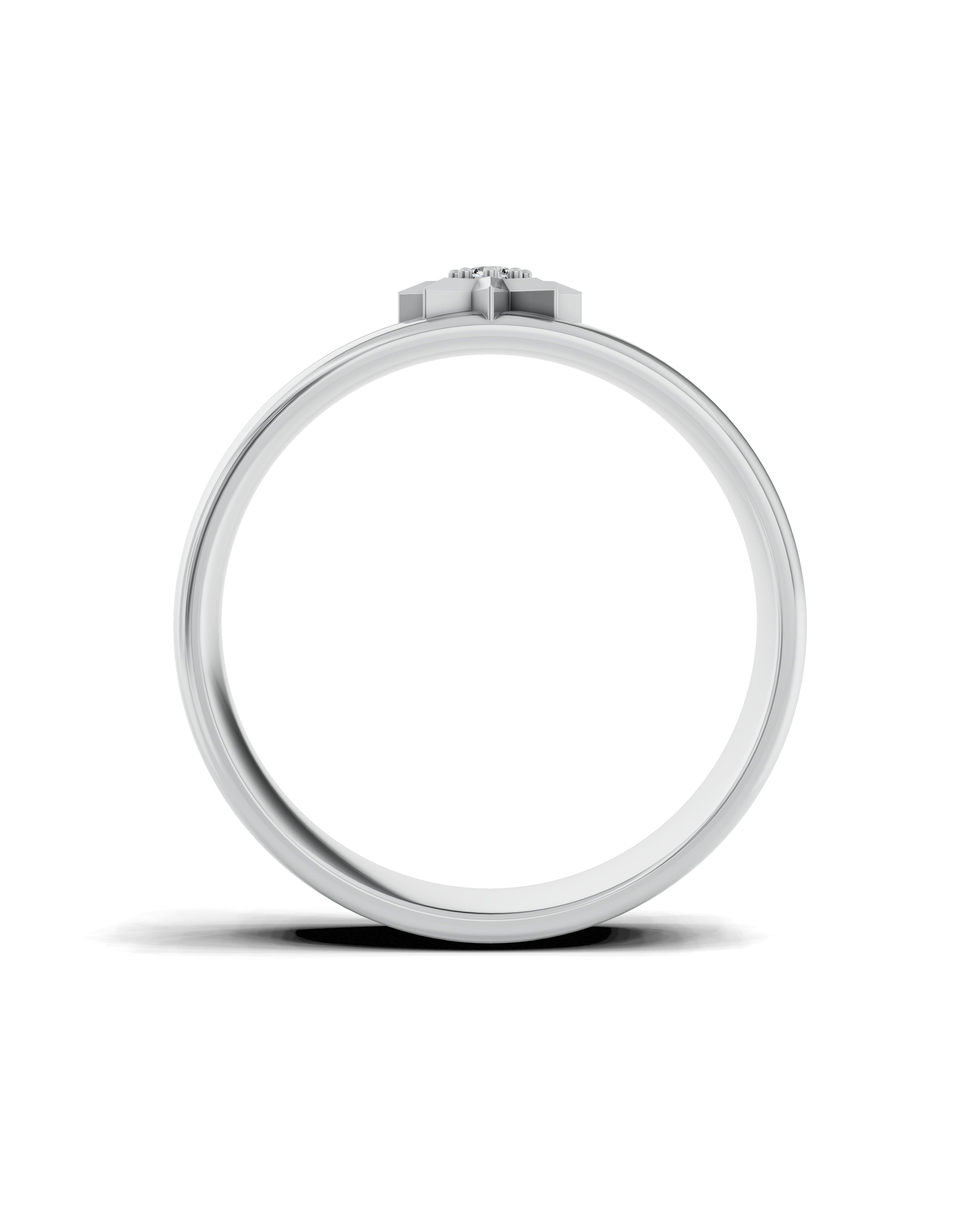 Platinized Sterling Silver