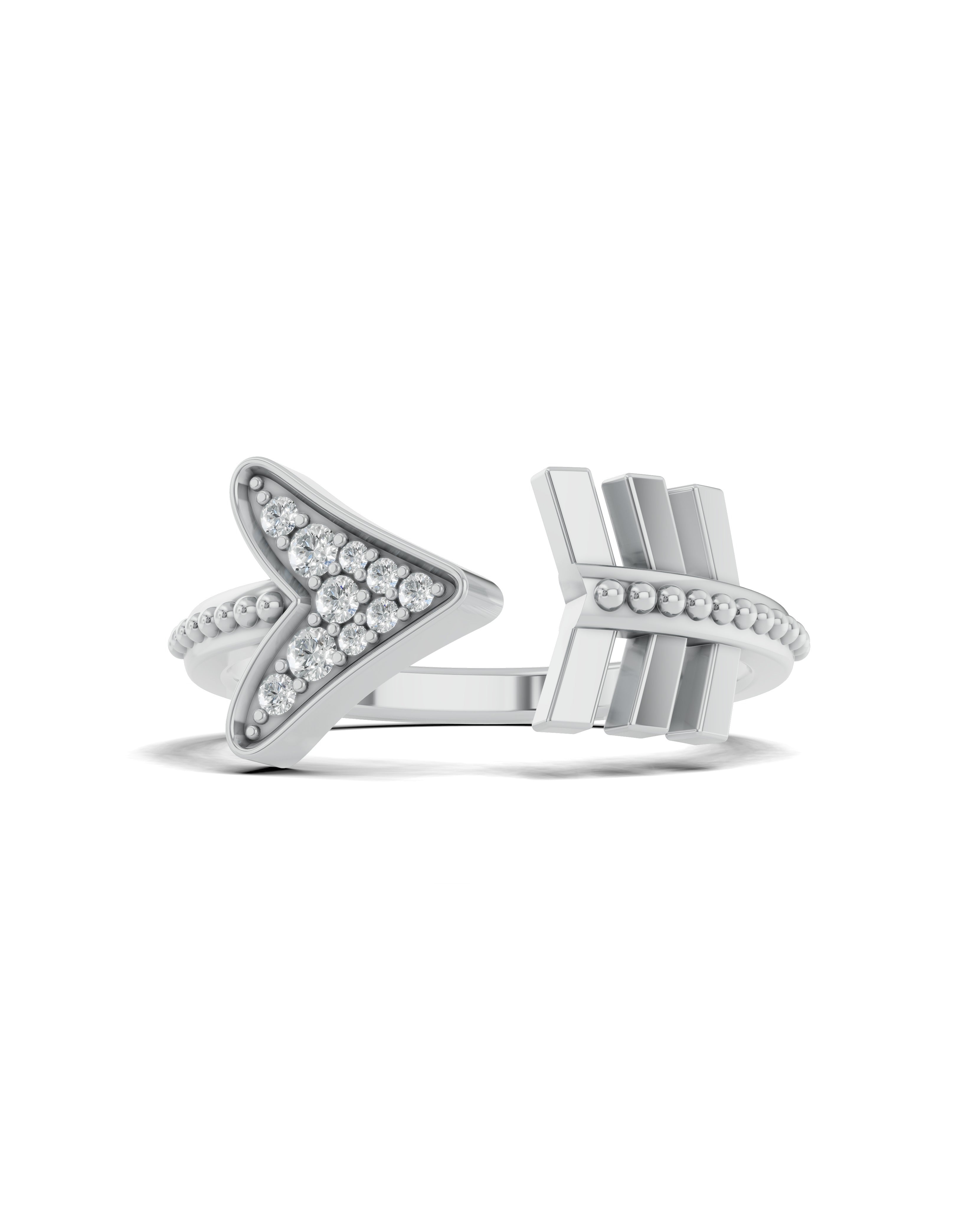 Platinized Sterling Silver