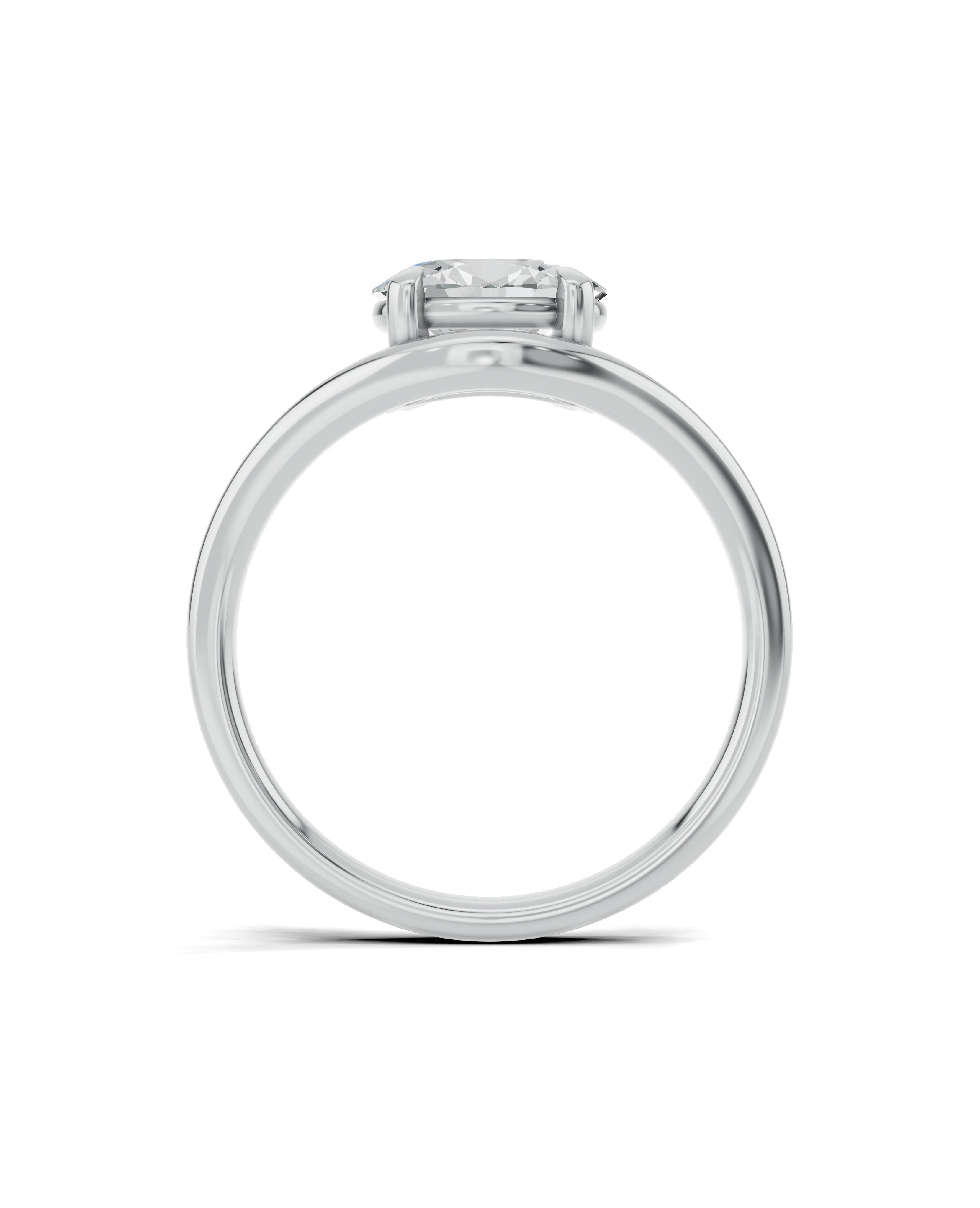 Platinized Sterling Silver