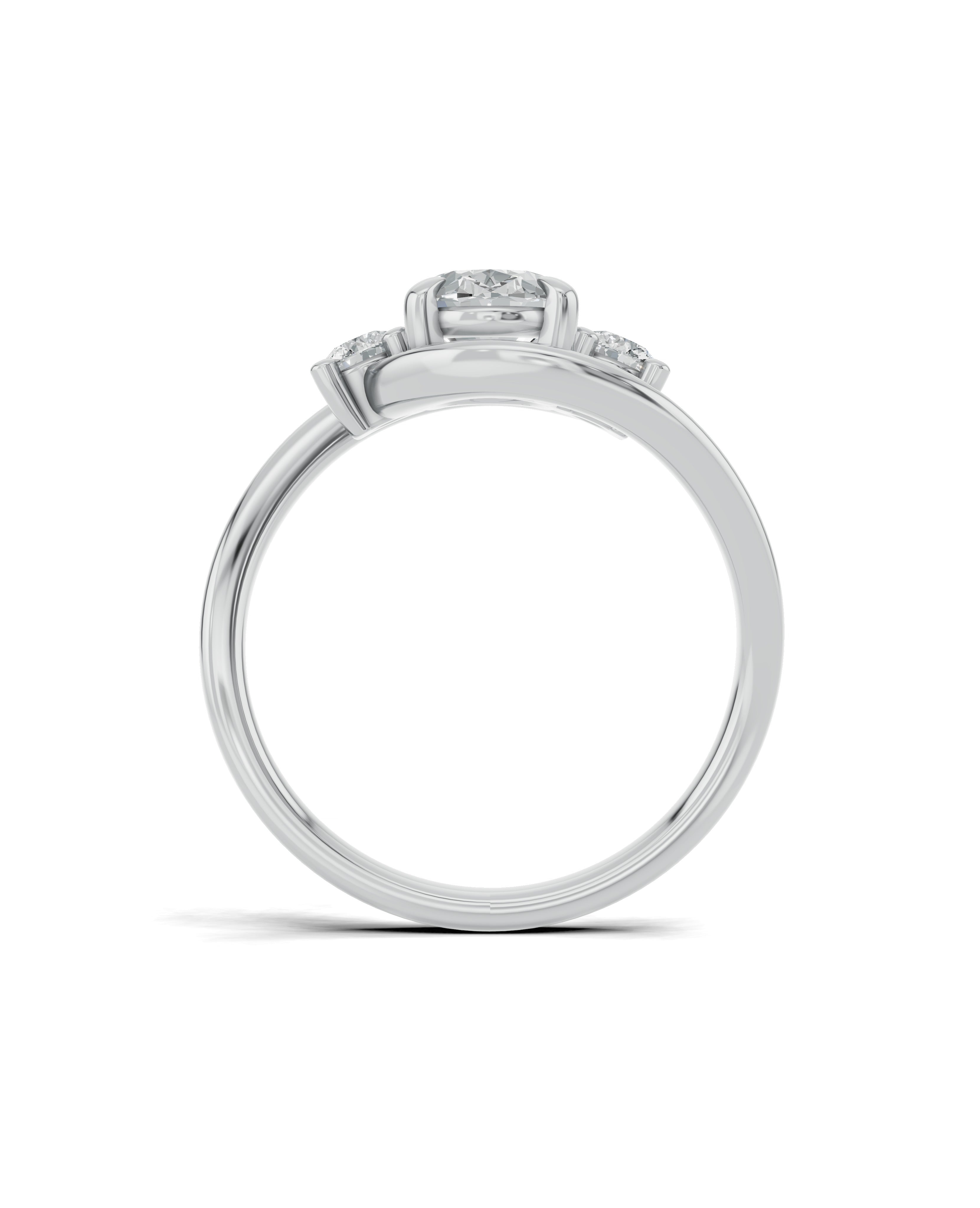 Platinized Sterling Silver