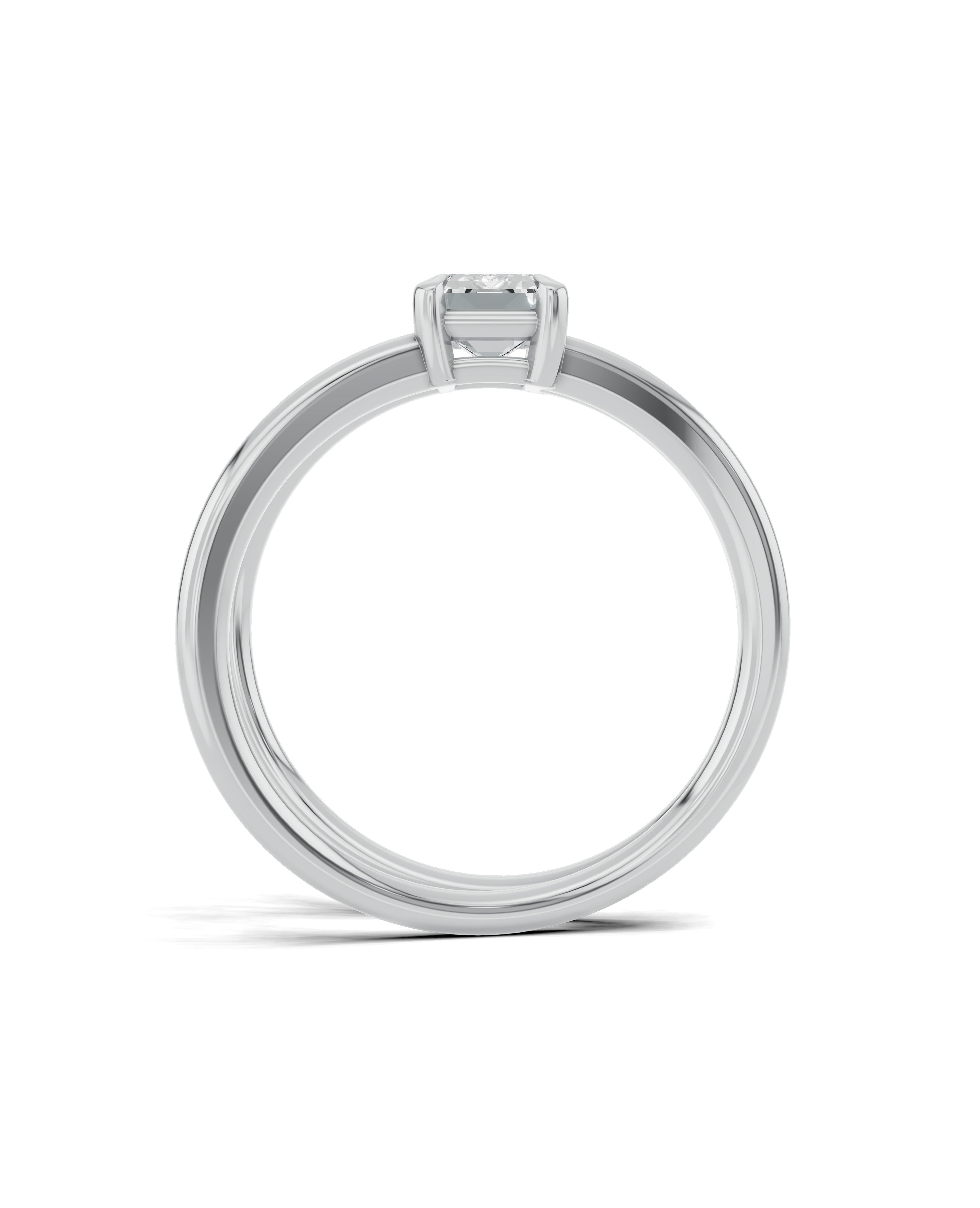 Platinized Sterling Silver