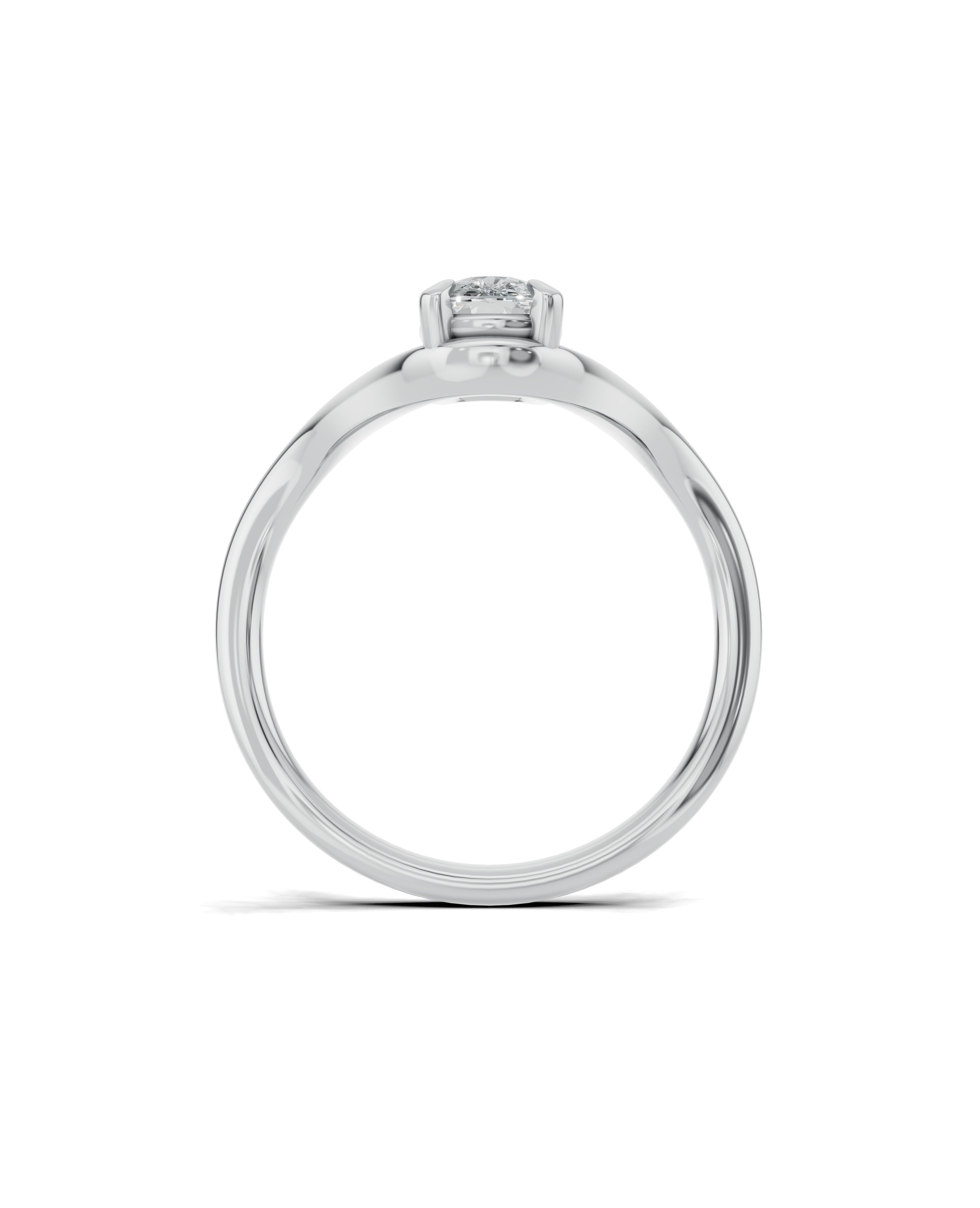 Platinized Sterling Silver