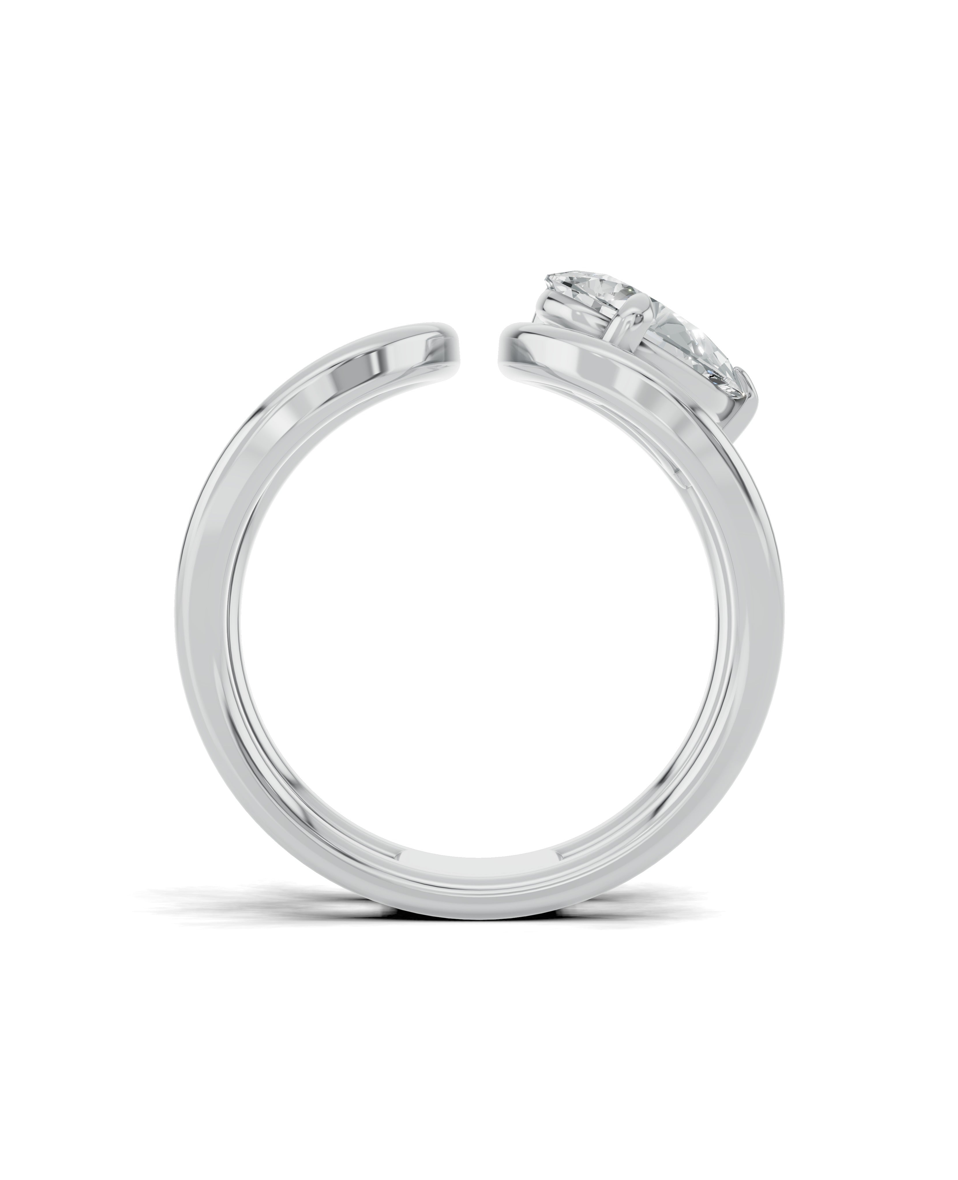 Platinized Sterling Silver