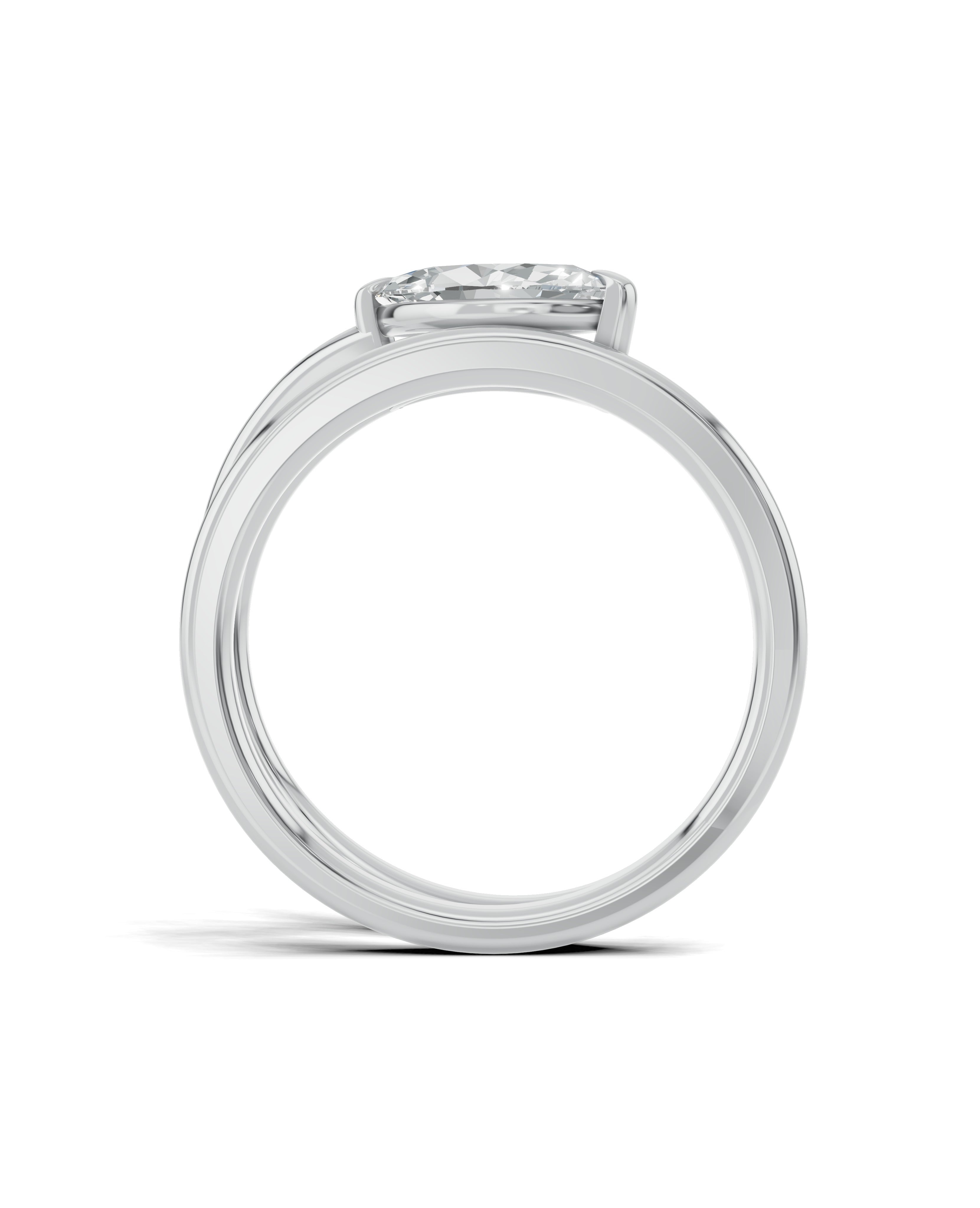 Platinized Sterling Silver