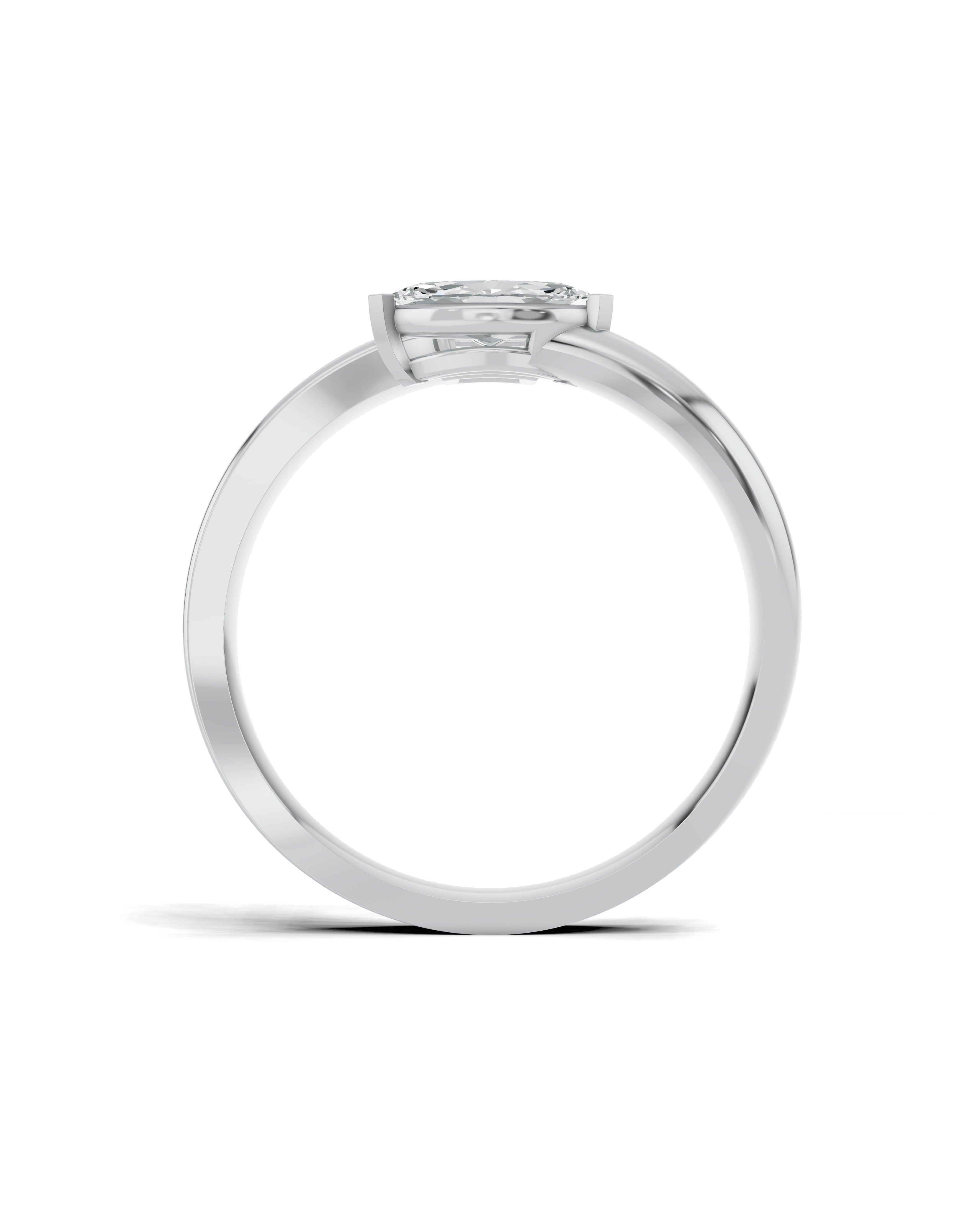 Platinized Sterling Silver