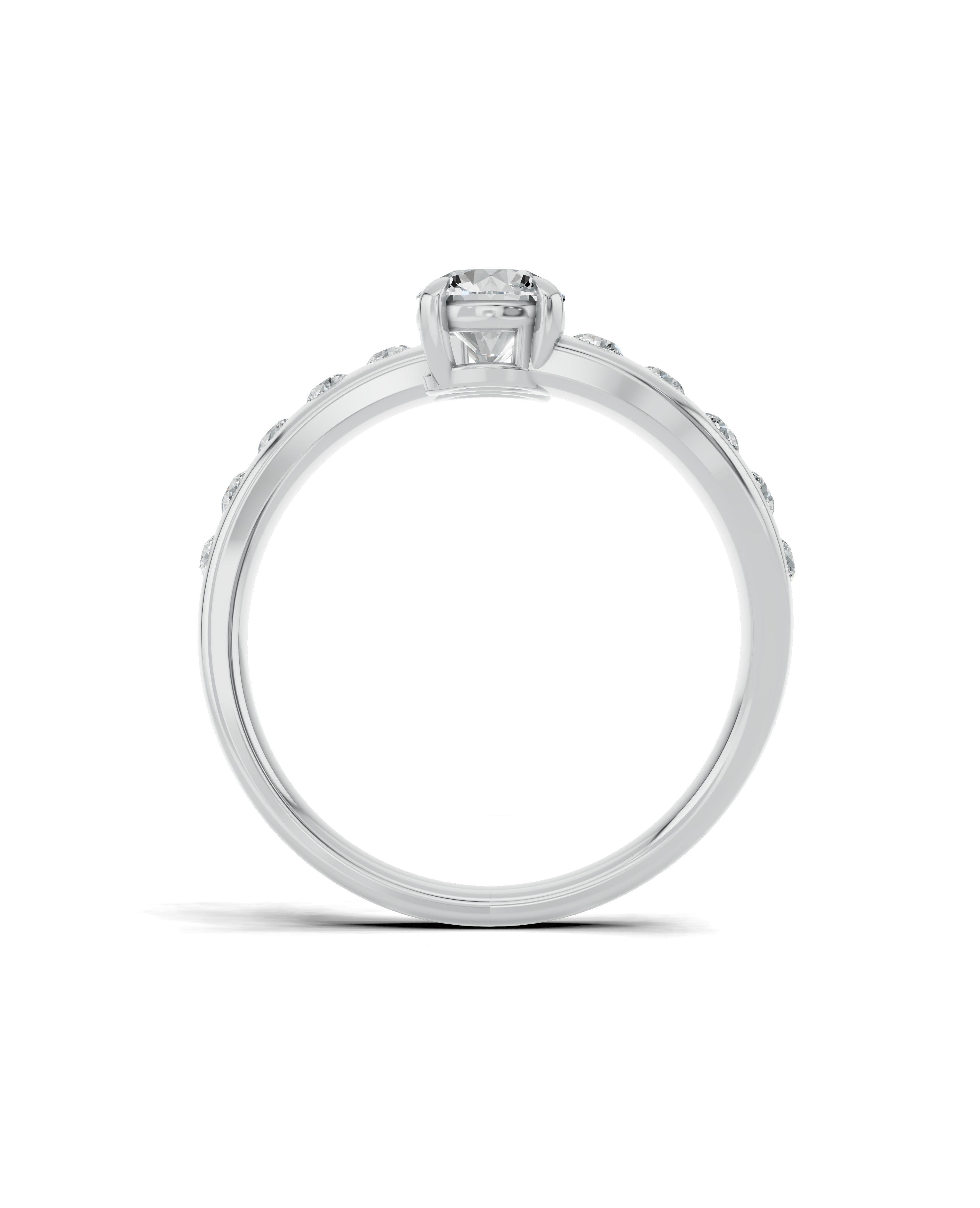 Platinized Sterling Silver