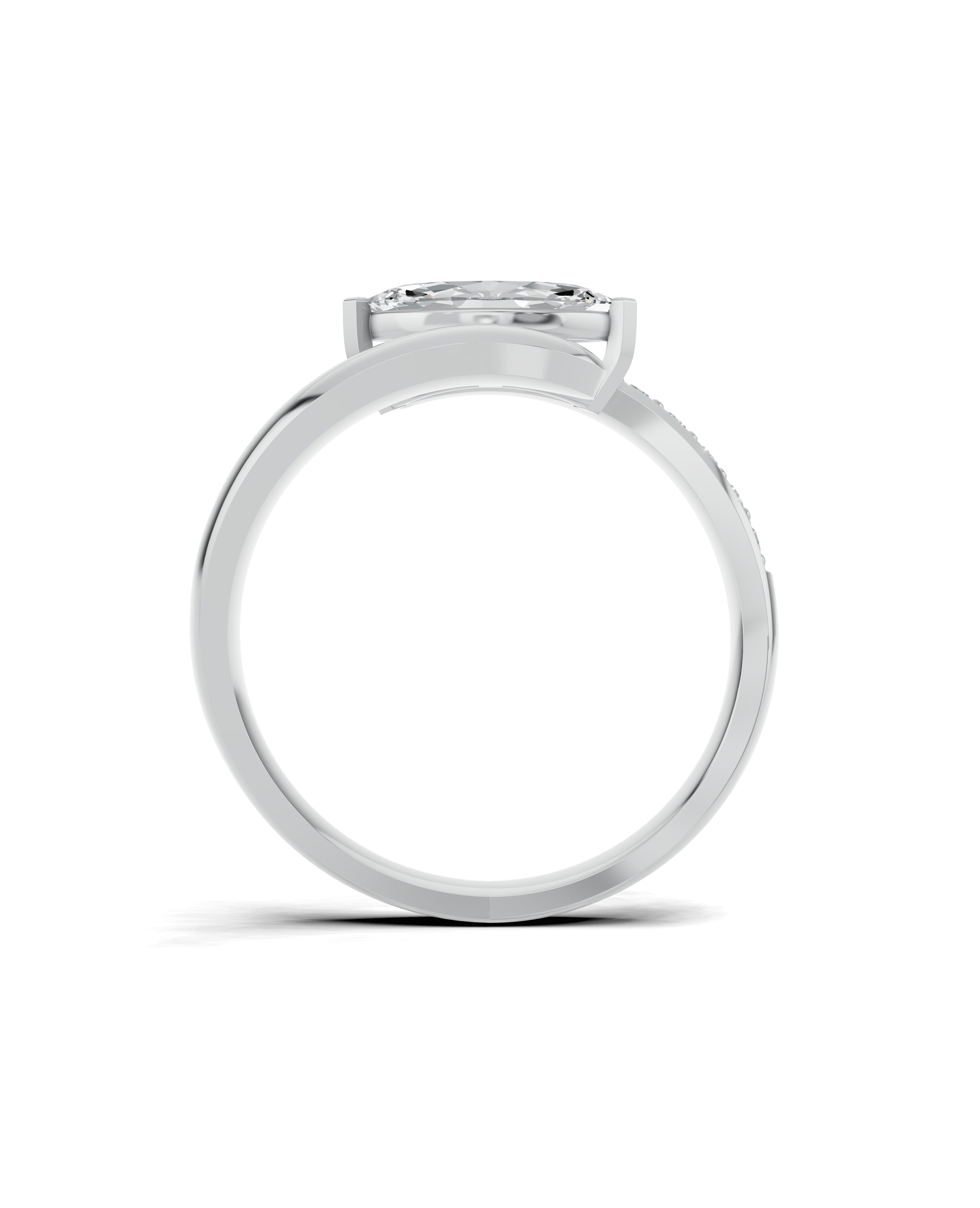 Platinized Sterling Silver