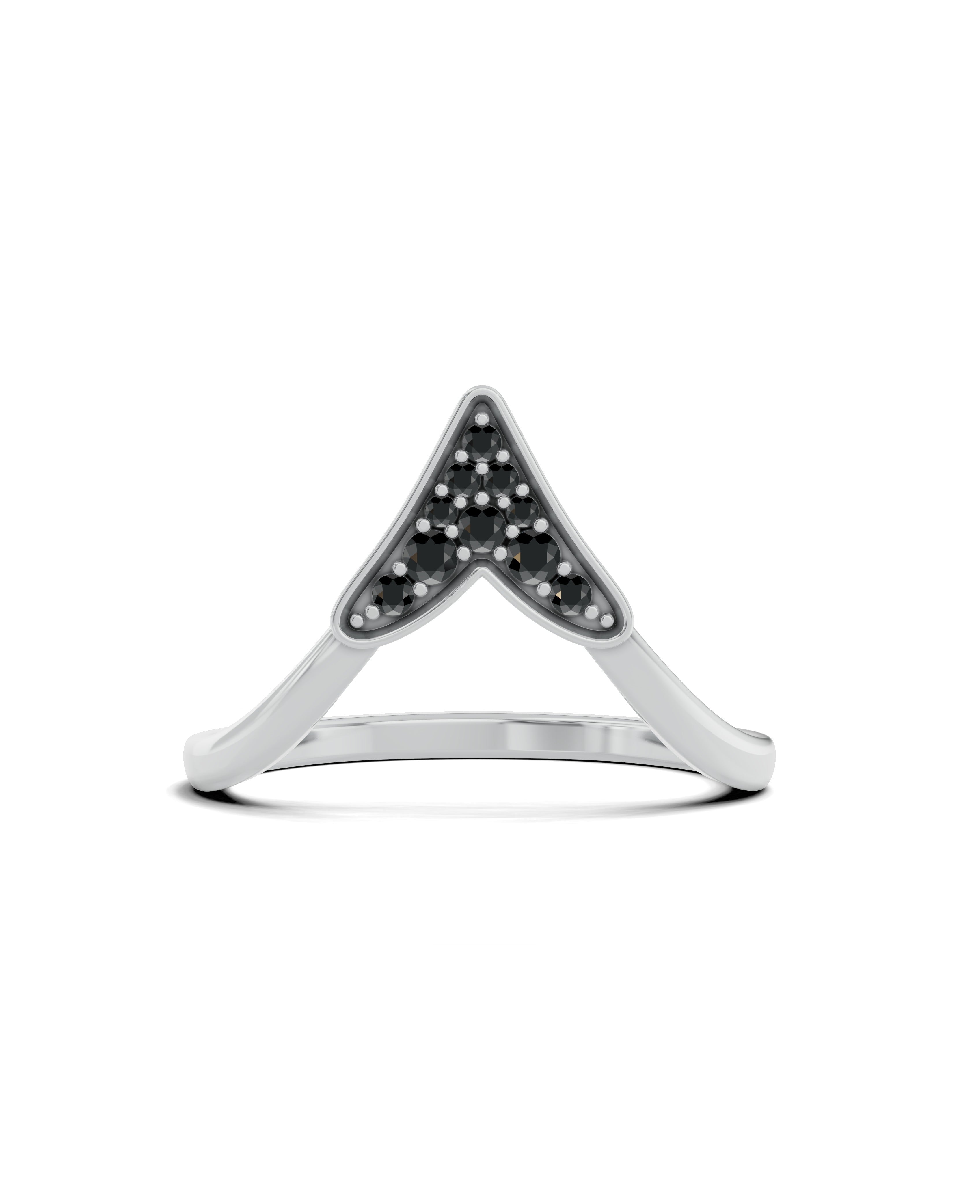 Platinized Sterling Silver