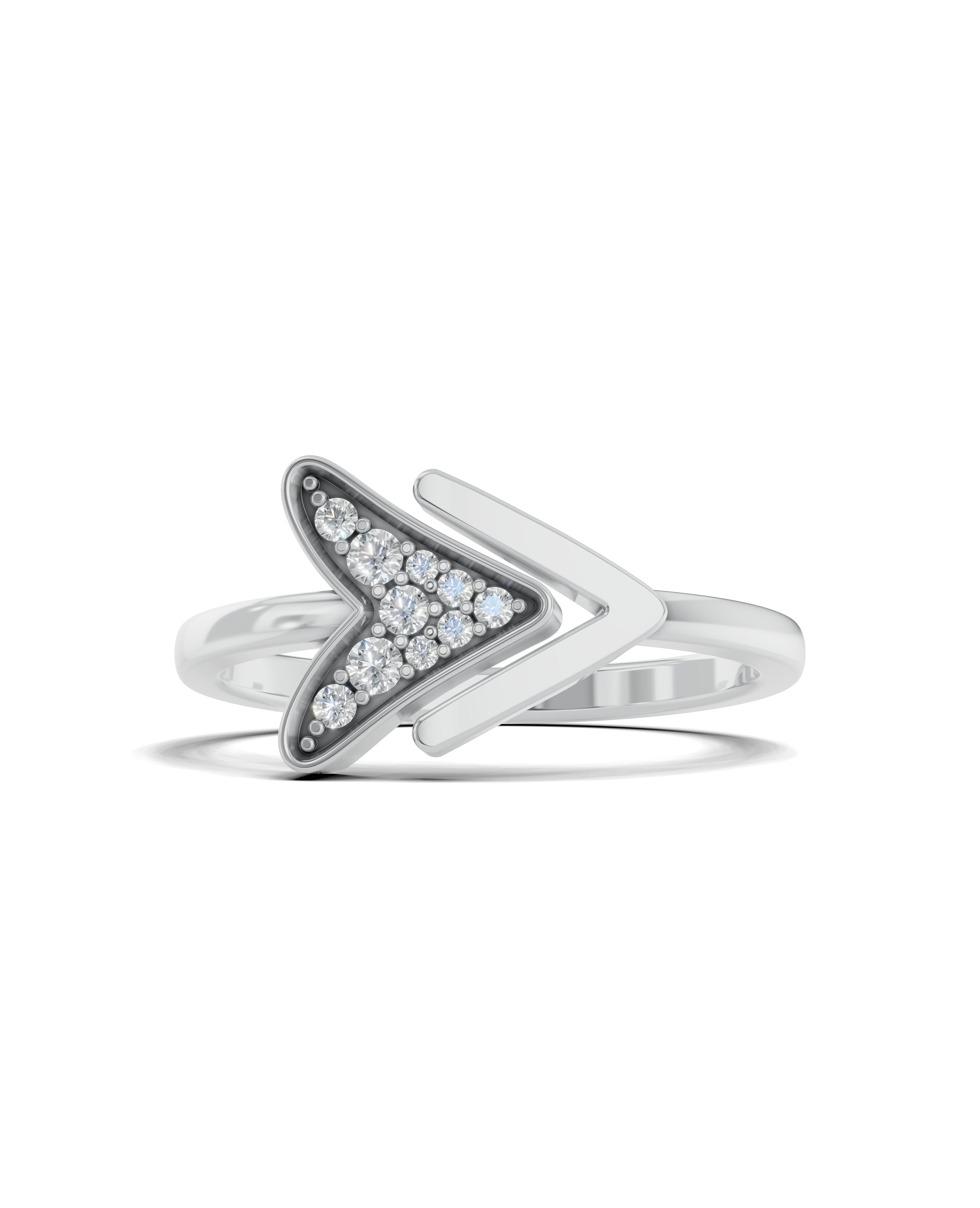 Platinized Sterling Silver