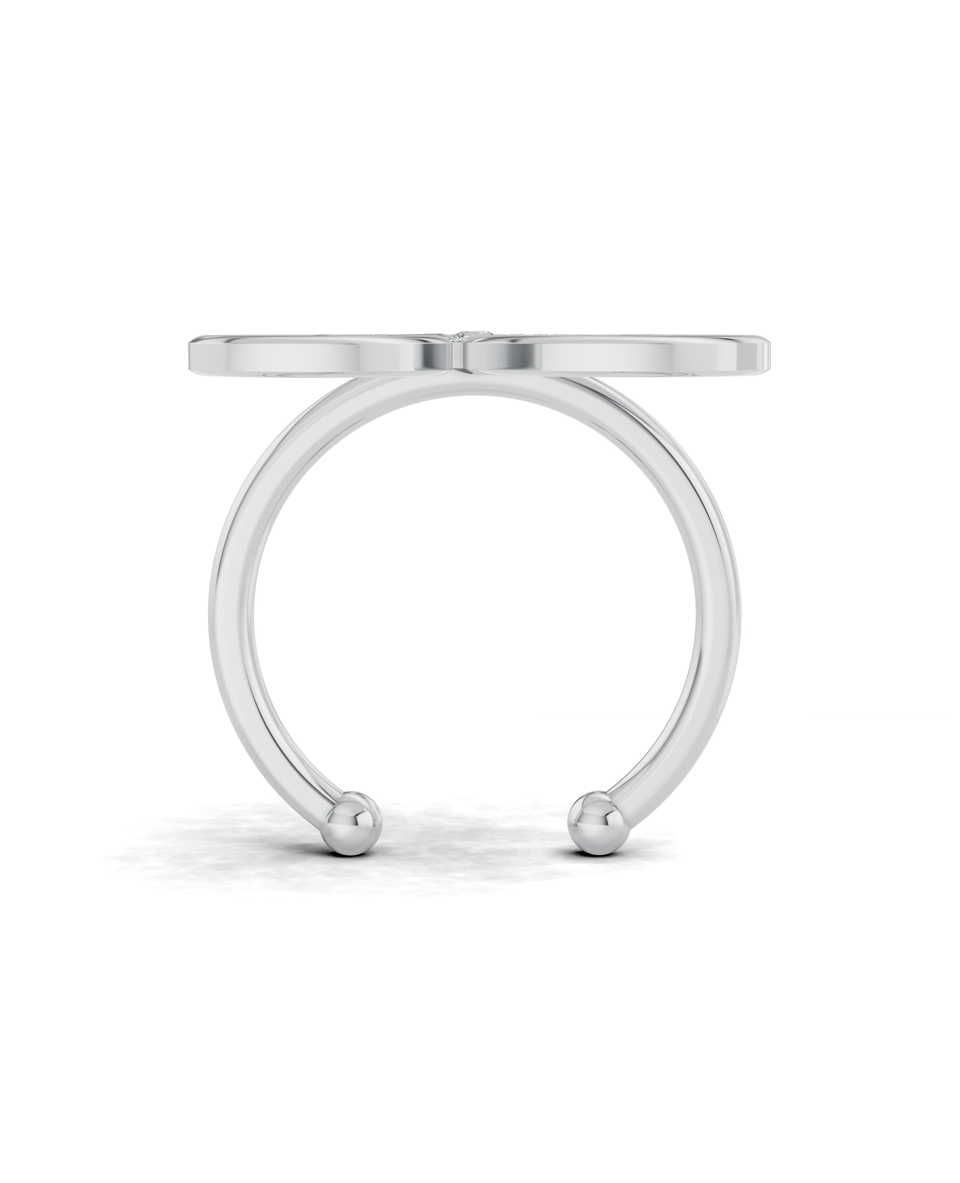 Platinized Sterling Silver