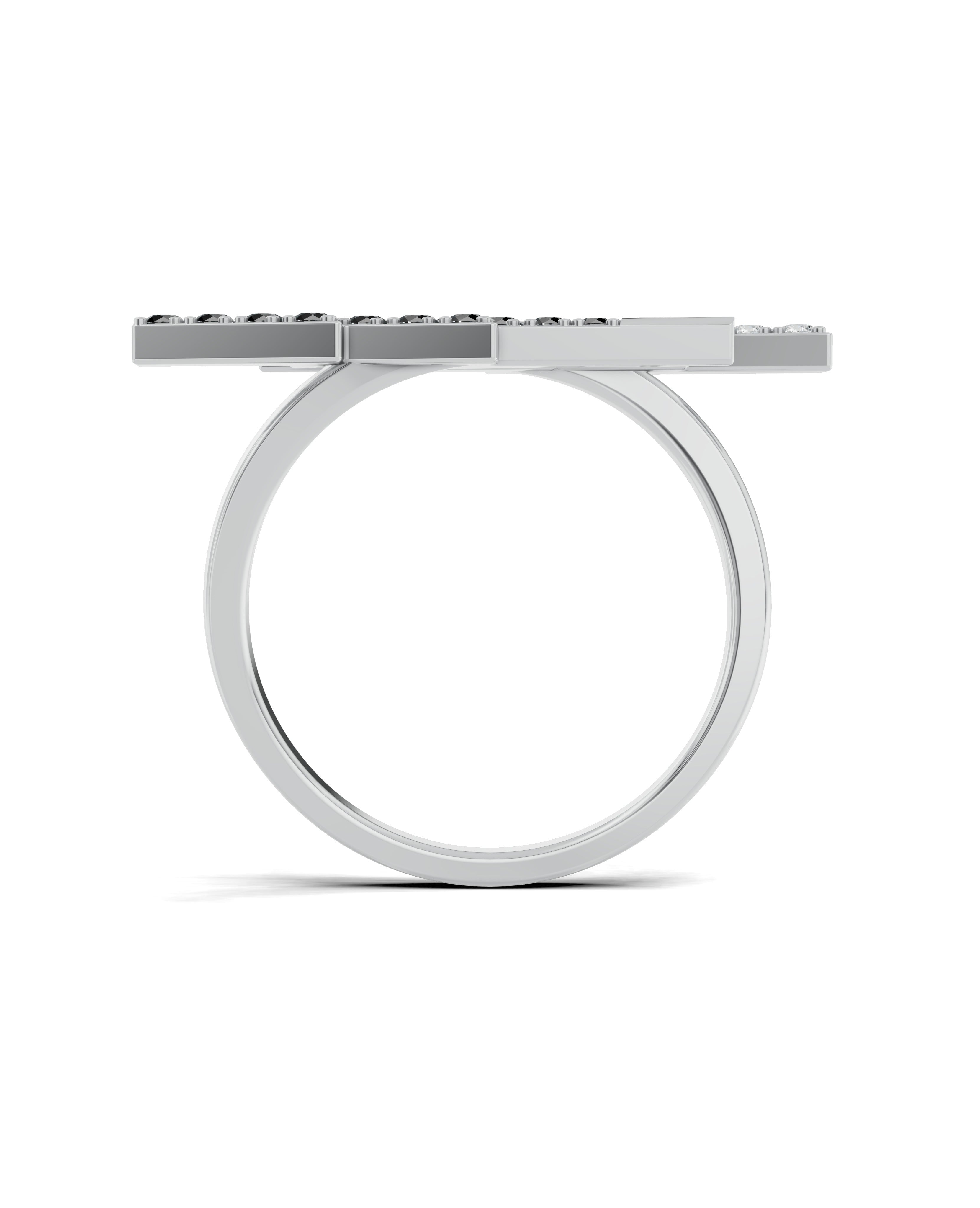 Platinized Sterling Silver