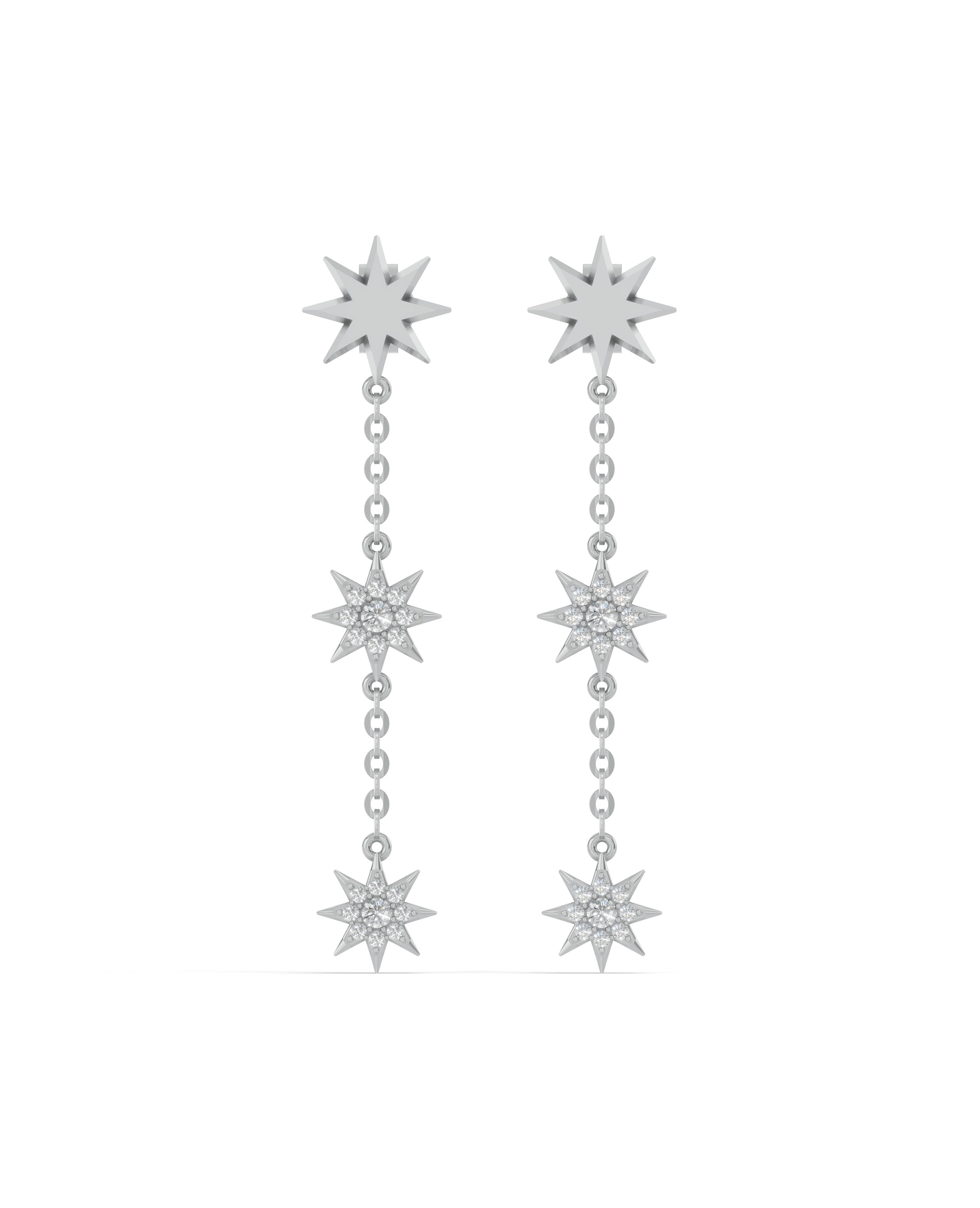 Platinized Sterling Silver