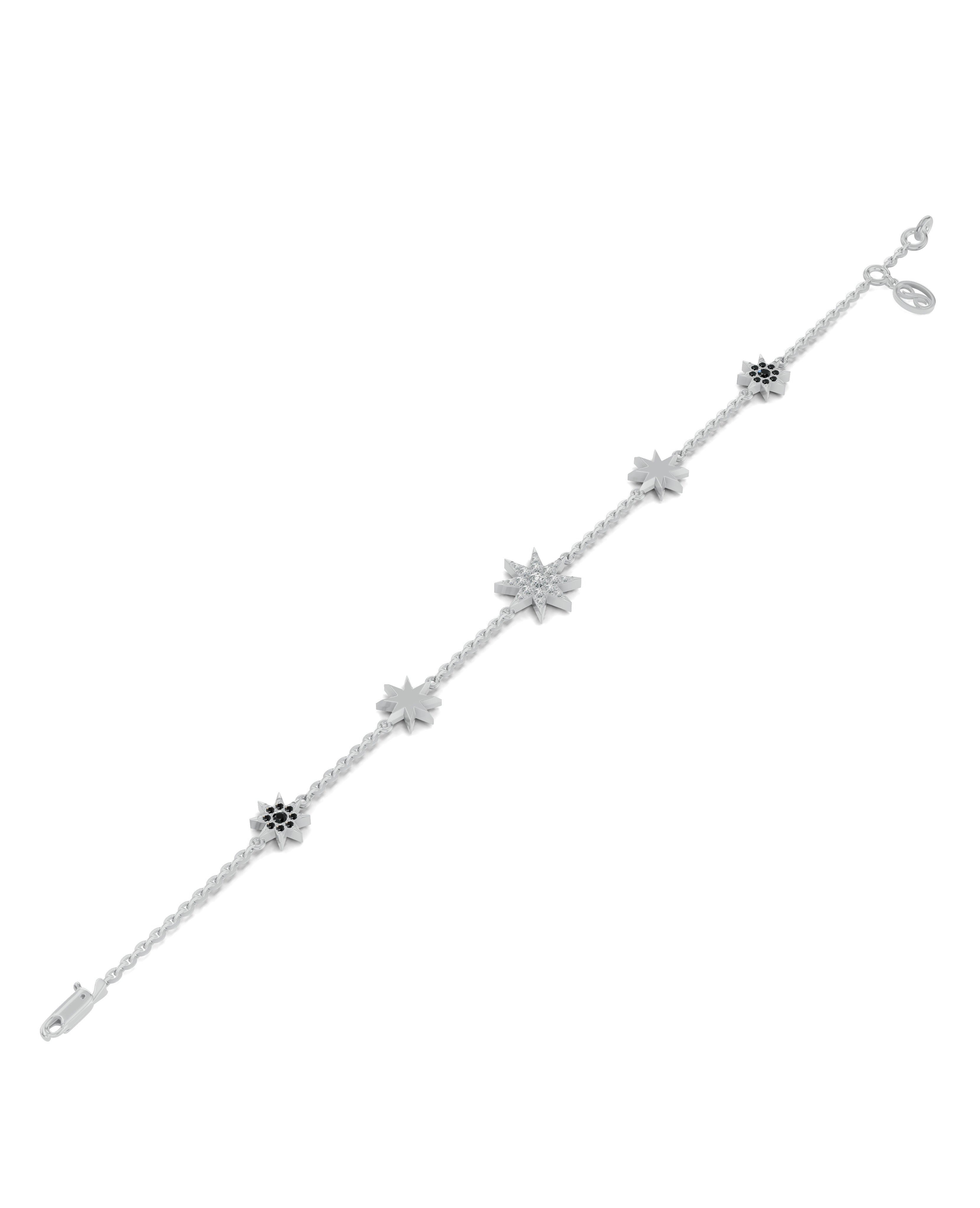 Platinized Sterling Silver