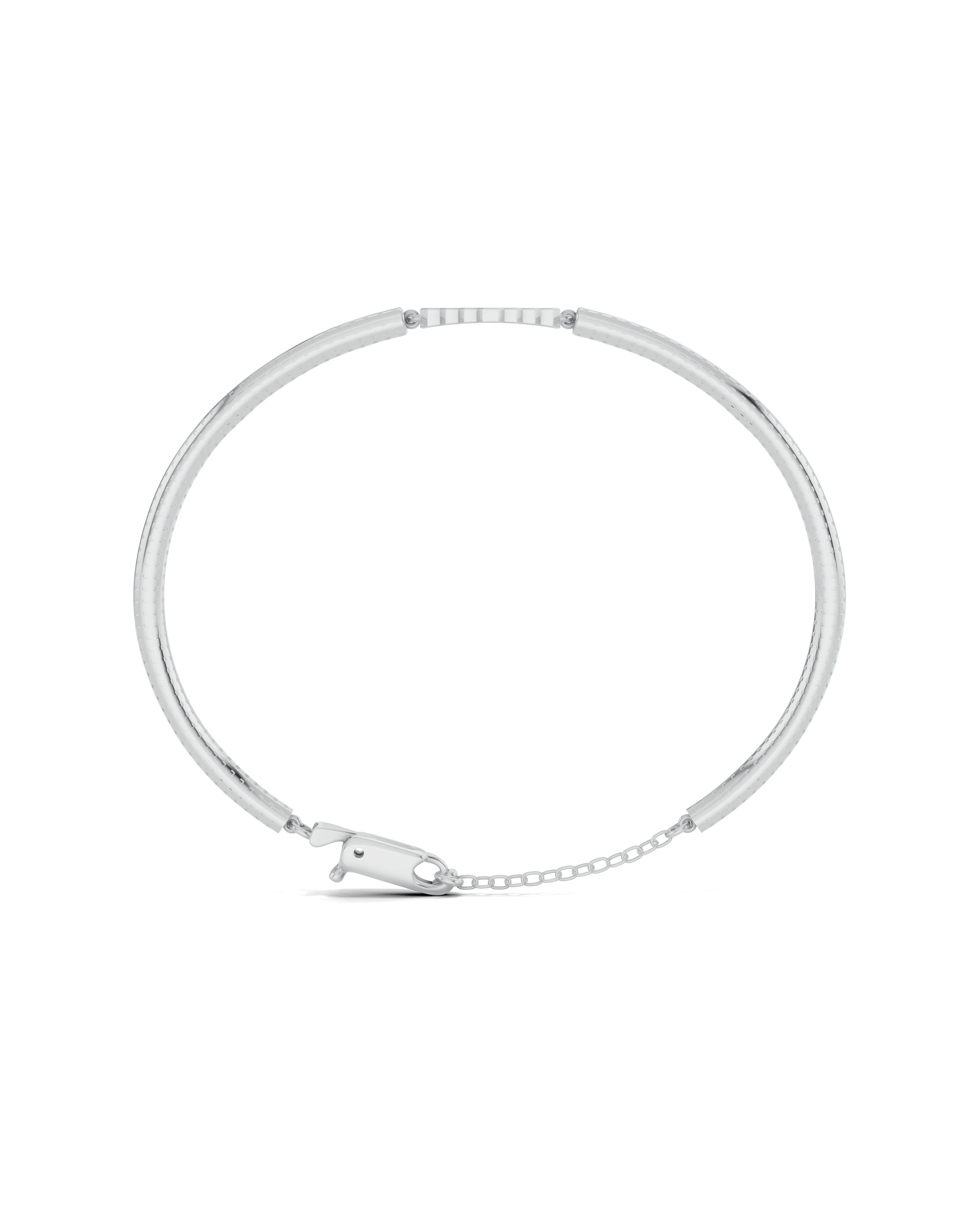 Platinized Sterling Silver