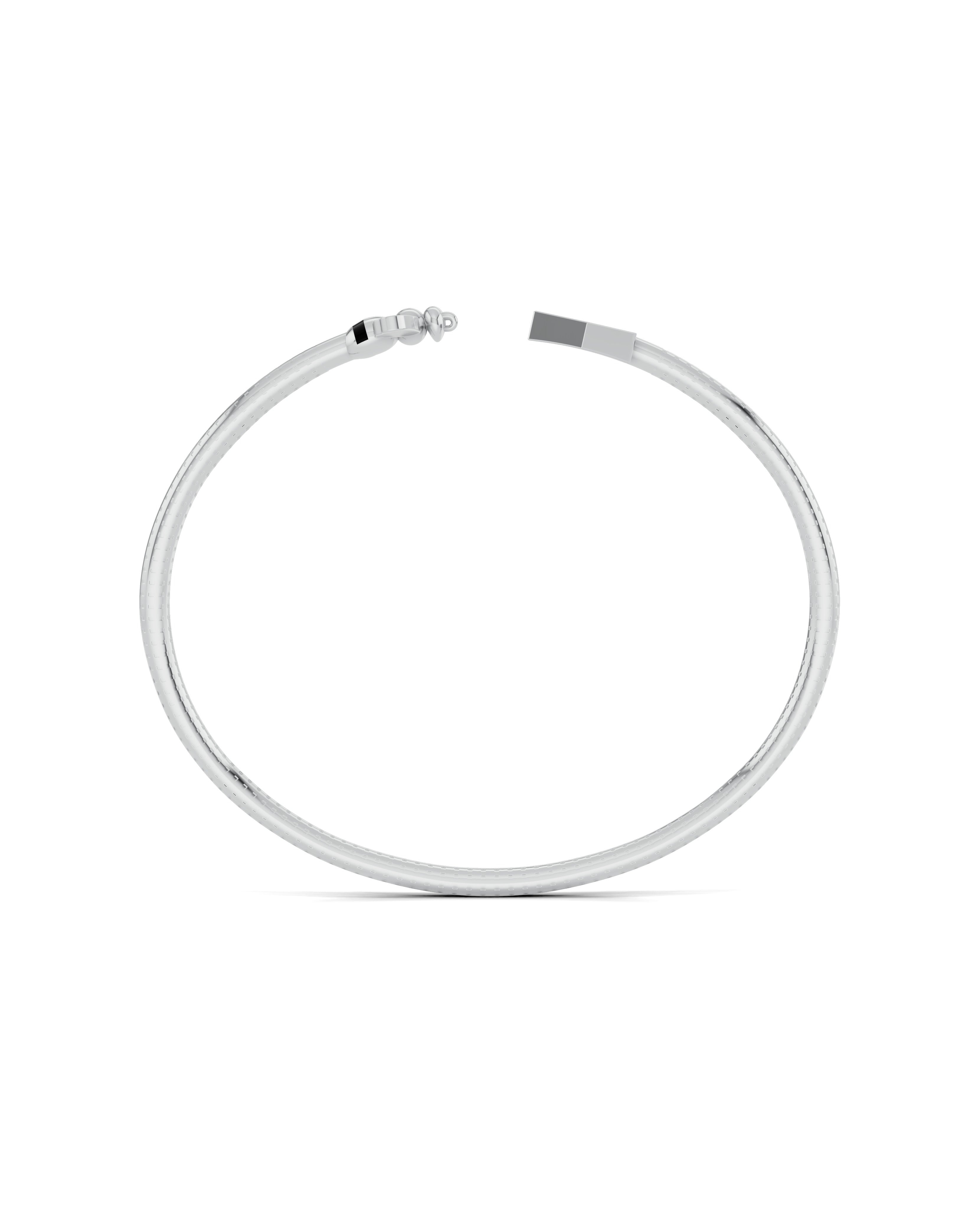 Platinized Sterling Silver