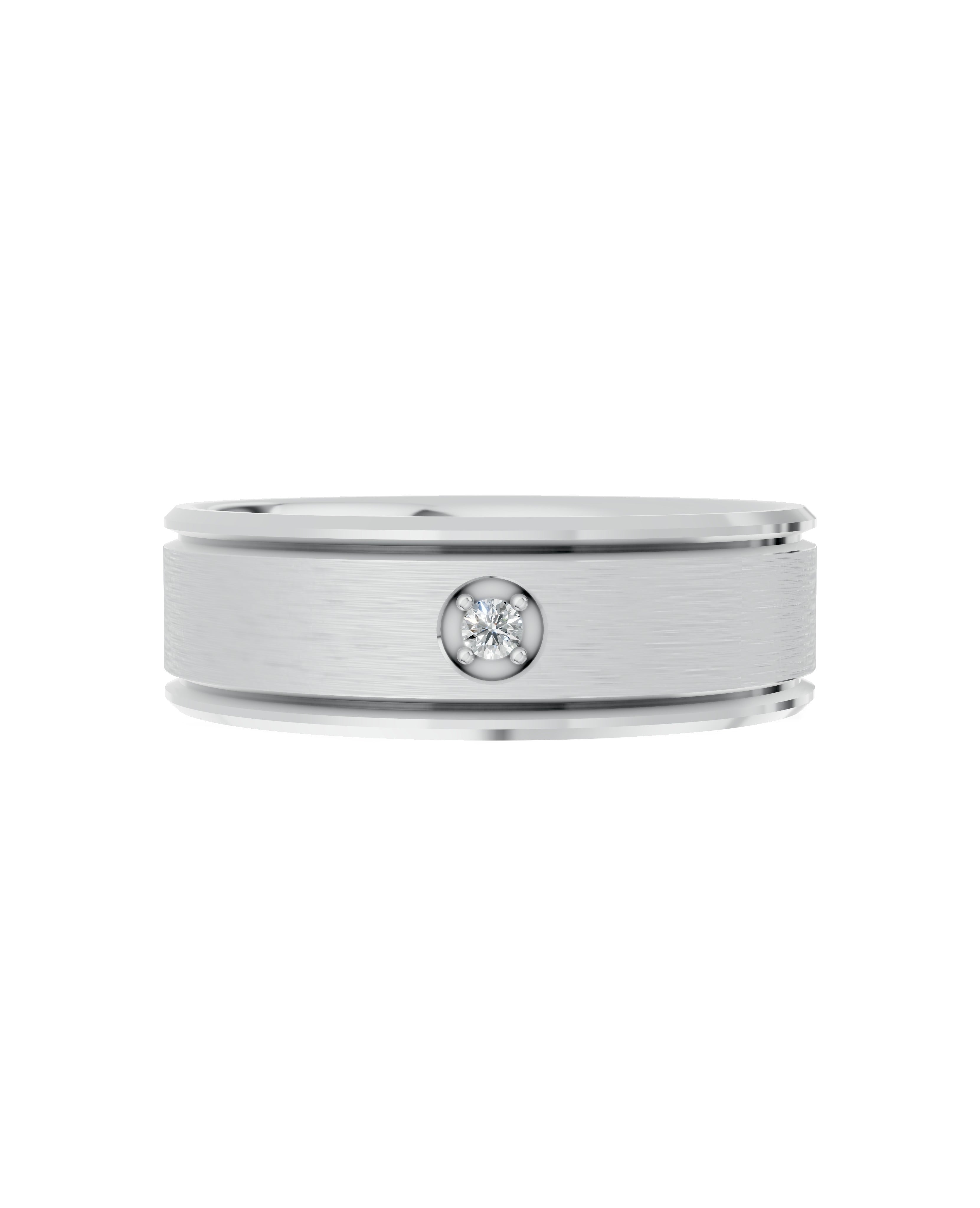 Etheral Ties Vow Line Ring