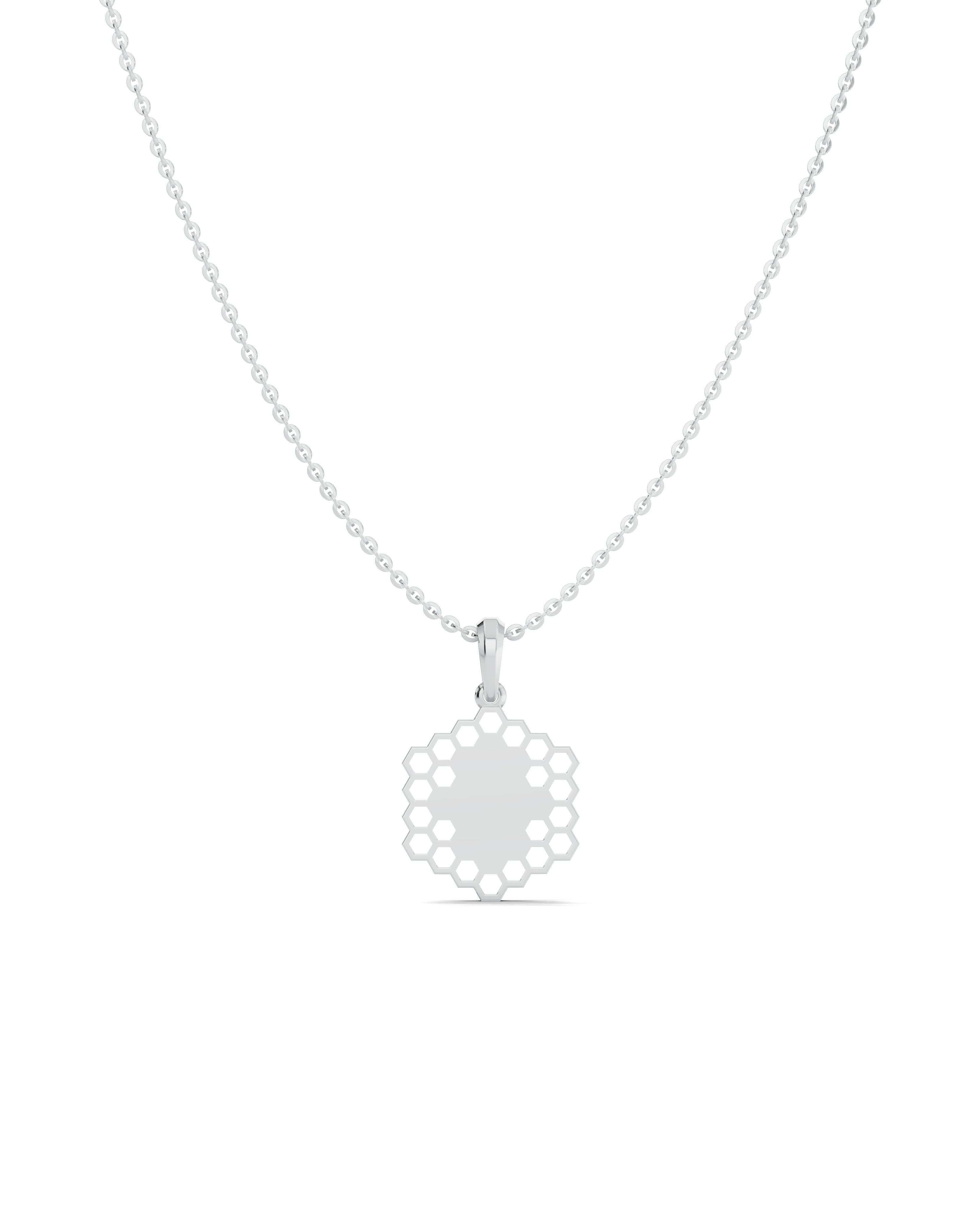 Platinized Sterling Silver