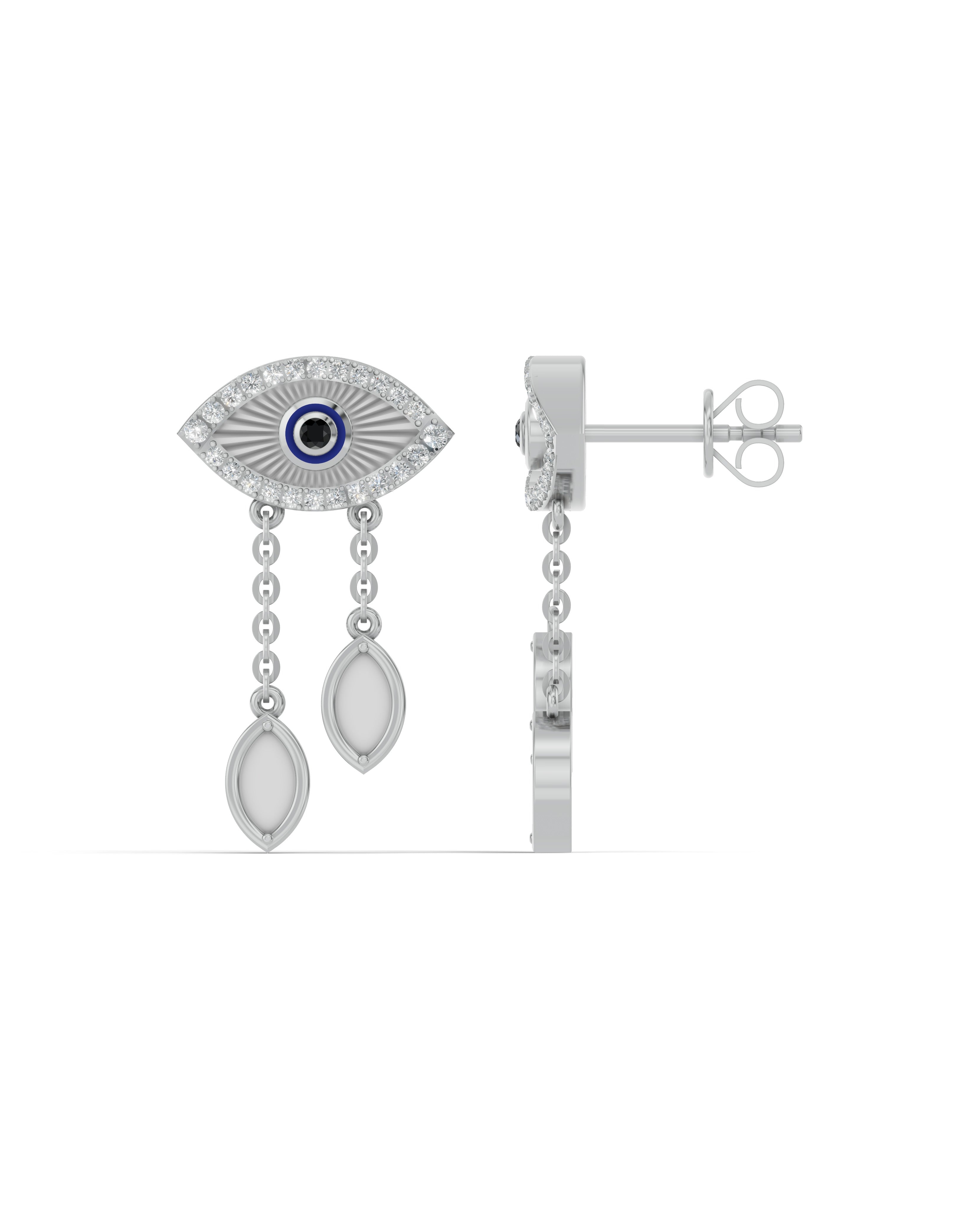 Platinized Sterling Silver