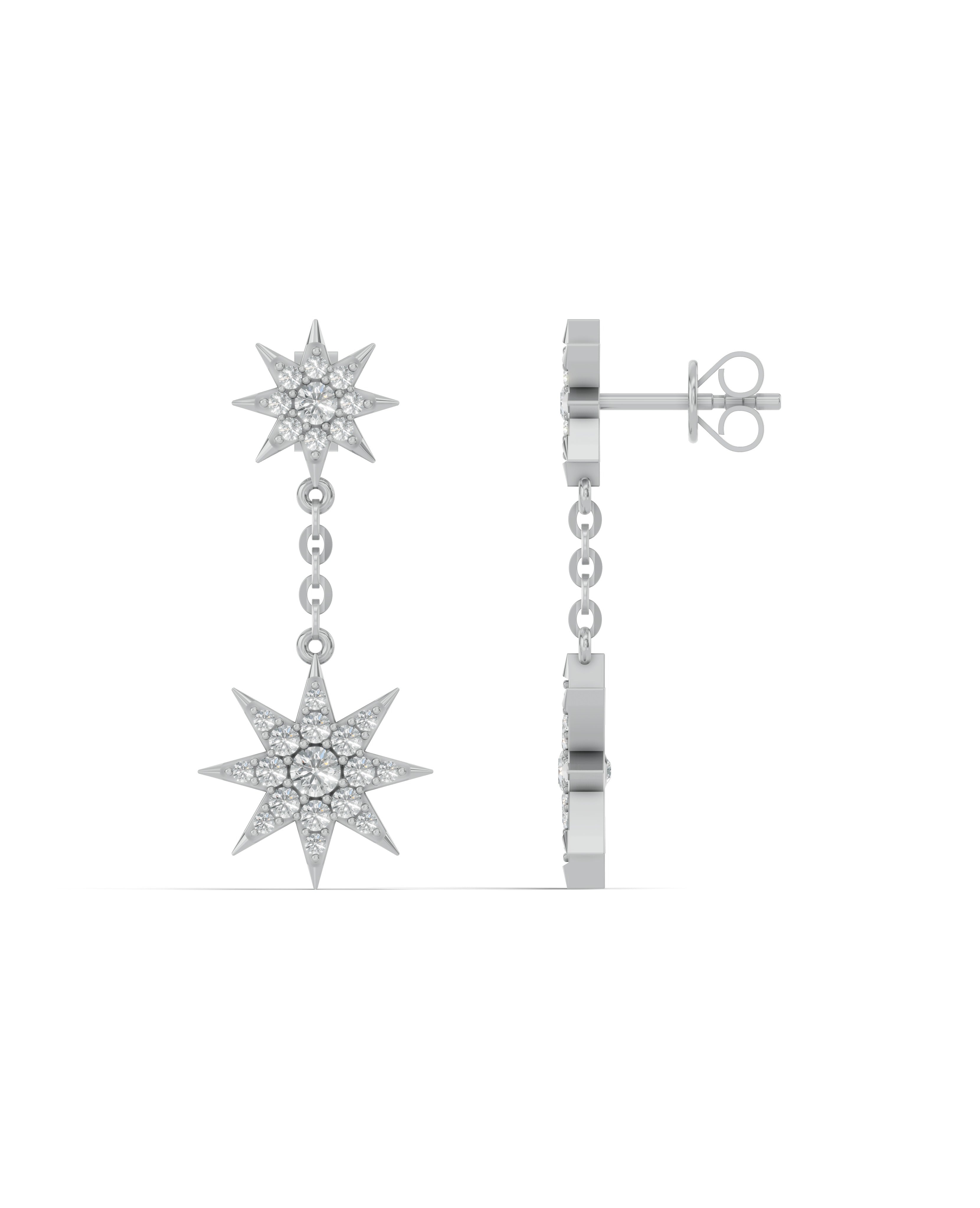 Platinized Sterling Silver