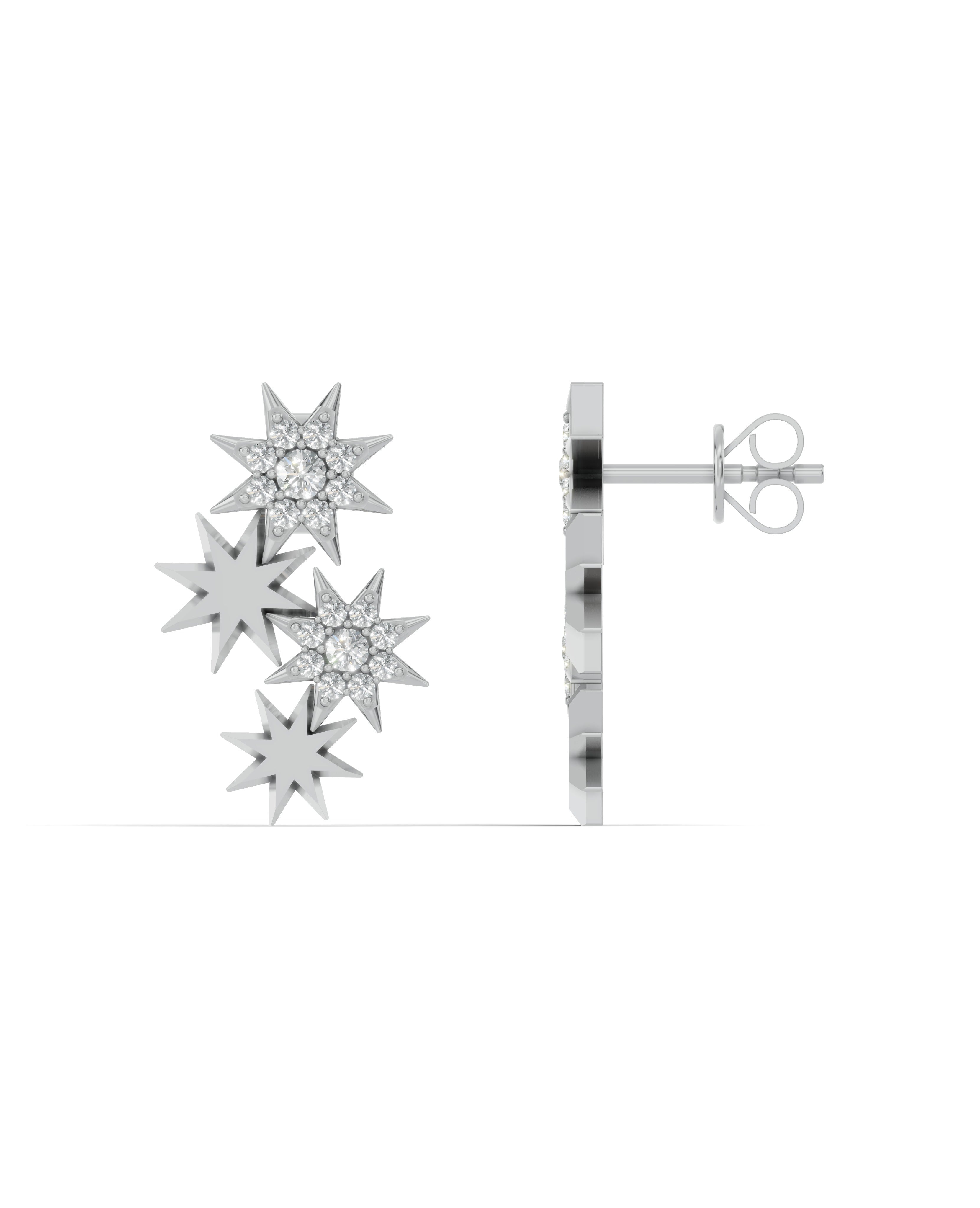 Platinized Sterling Silver