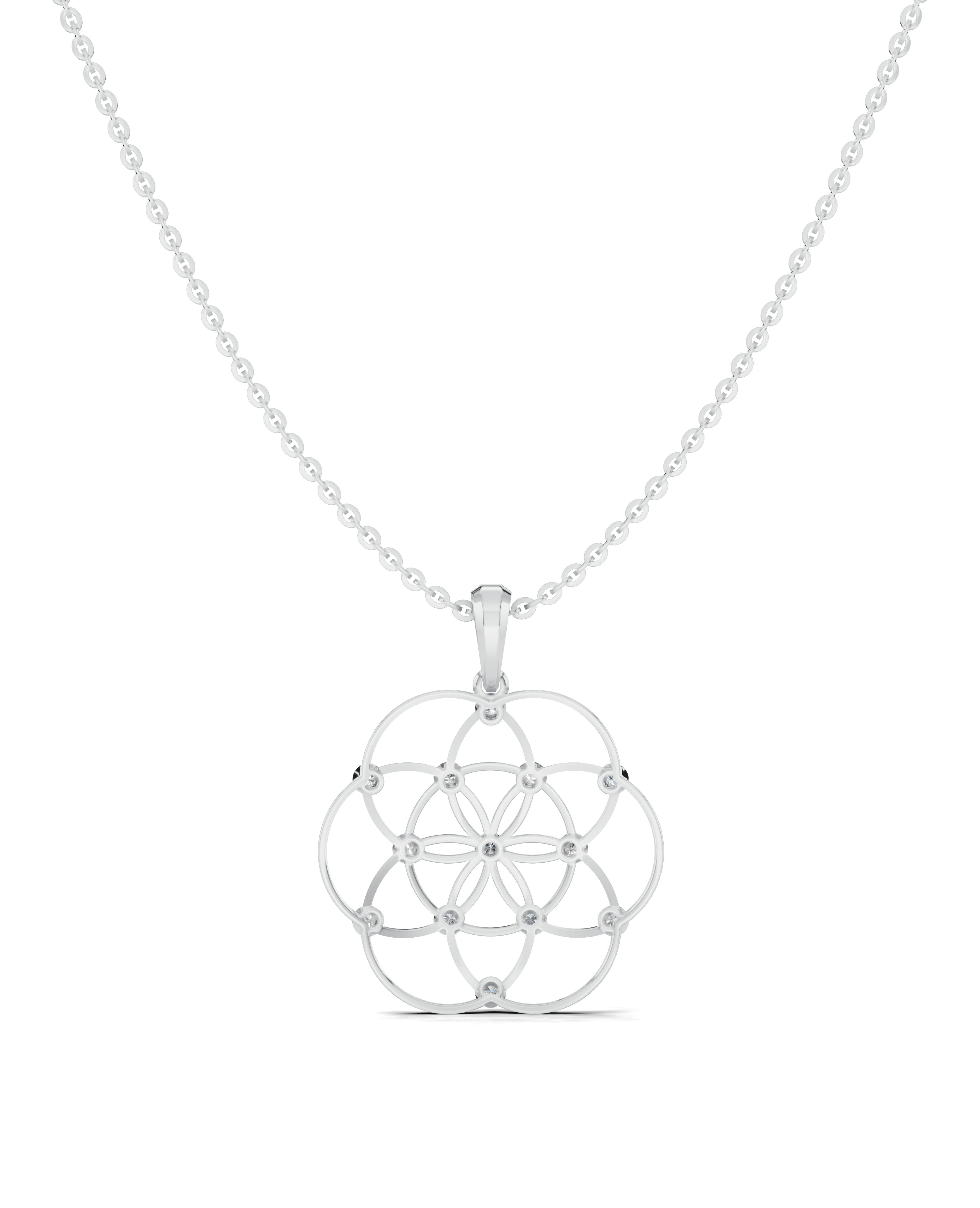 Platinized Sterling Silver