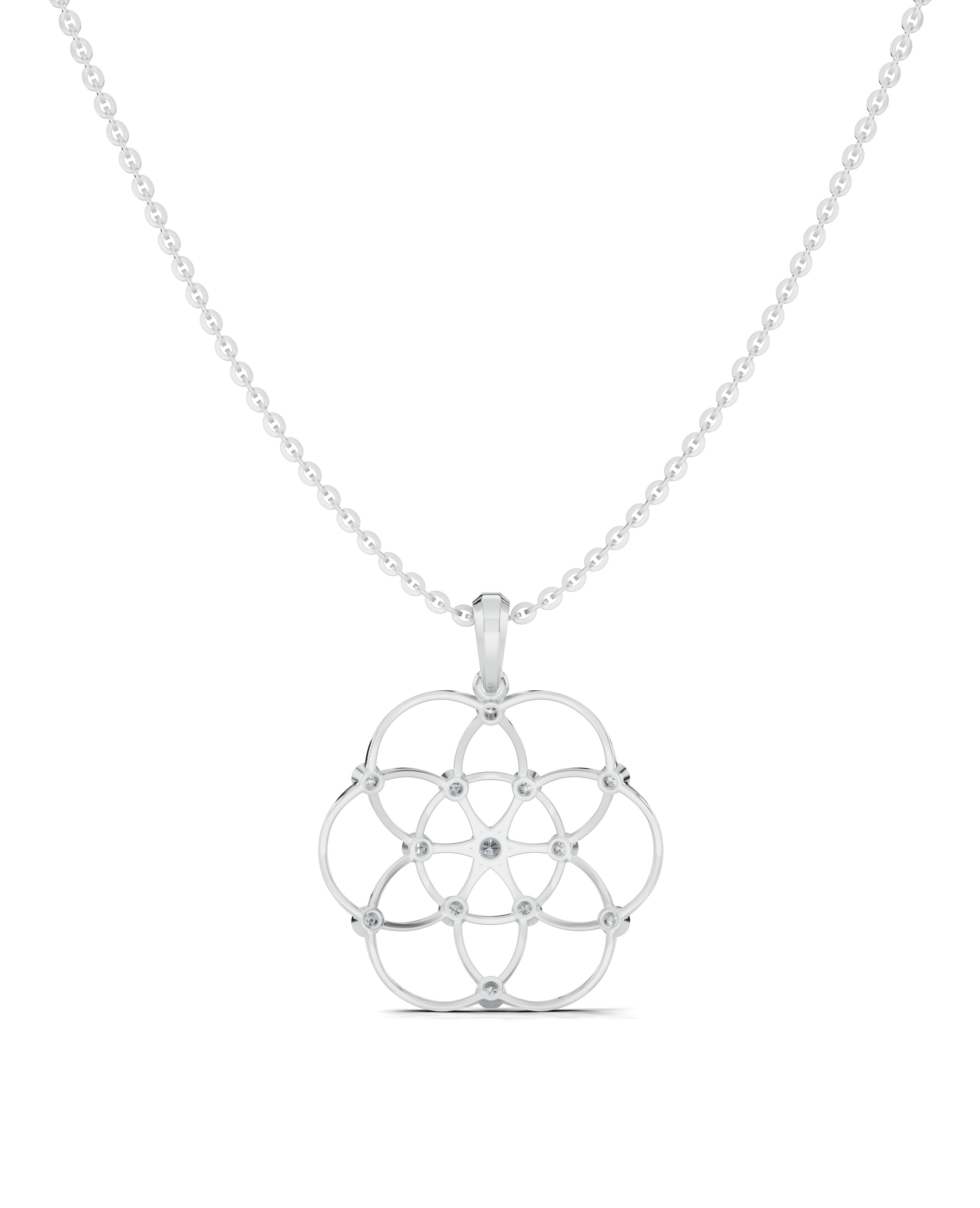 Platinized Sterling Silver