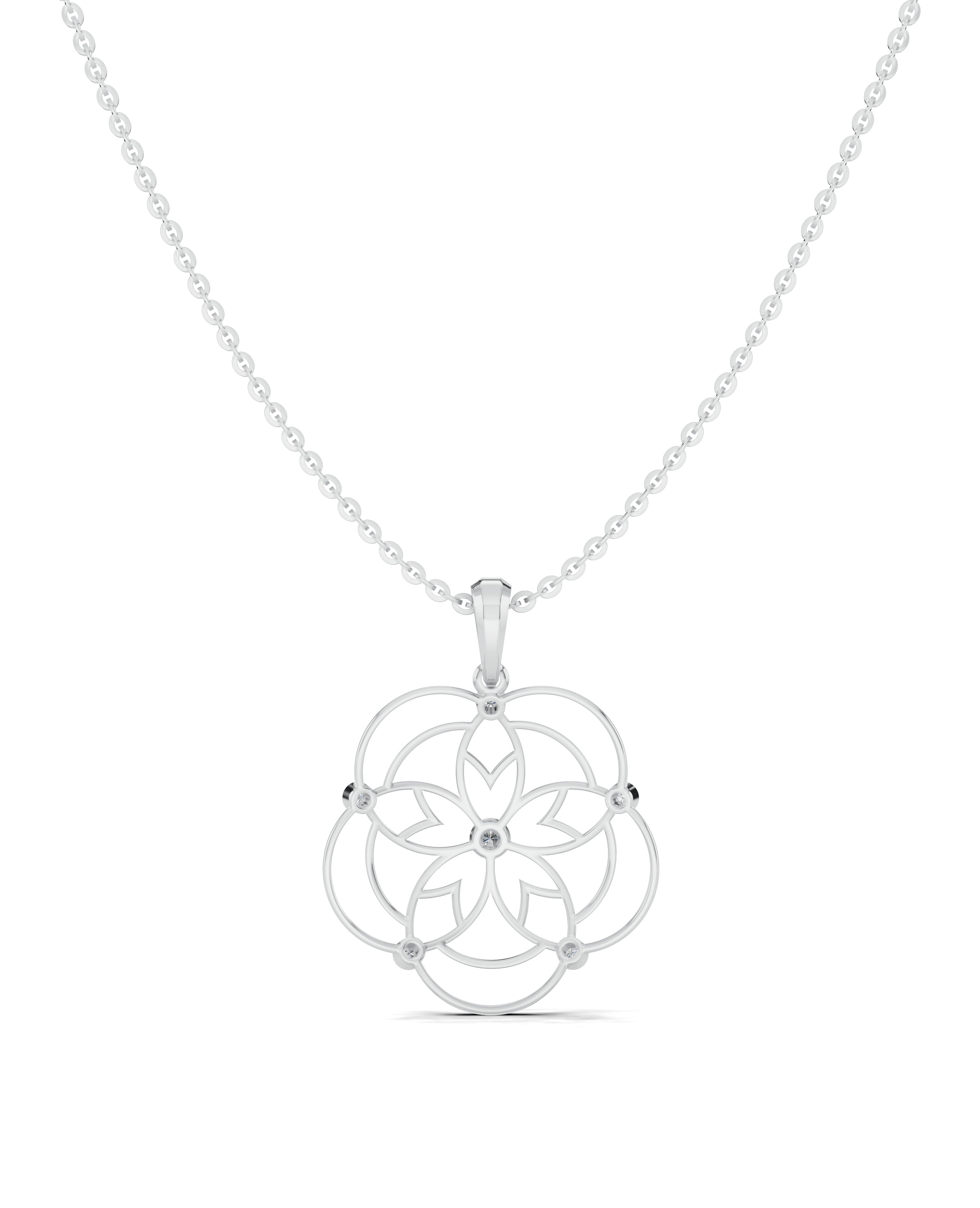 Platinized Sterling Silver