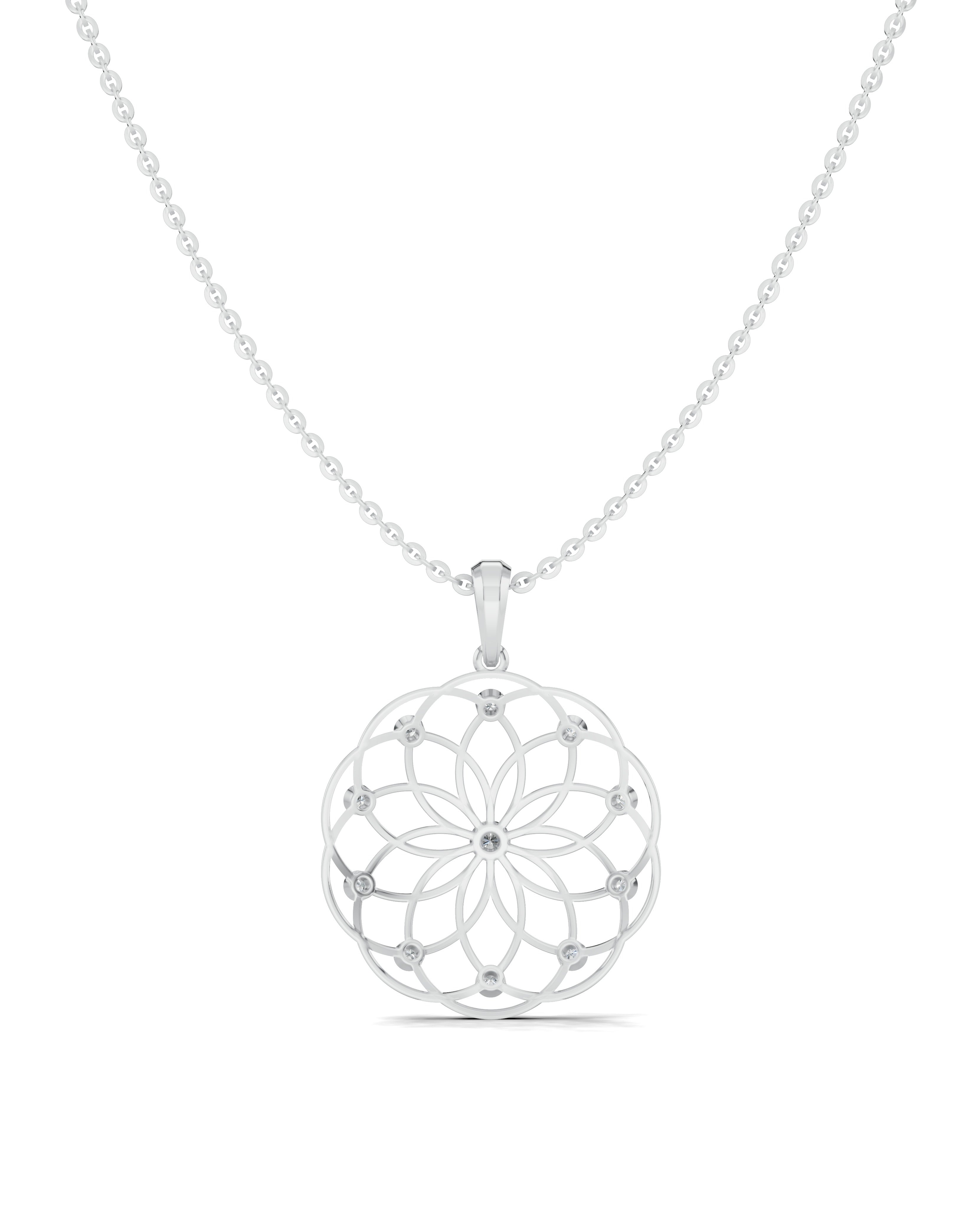 Platinized Sterling Silver