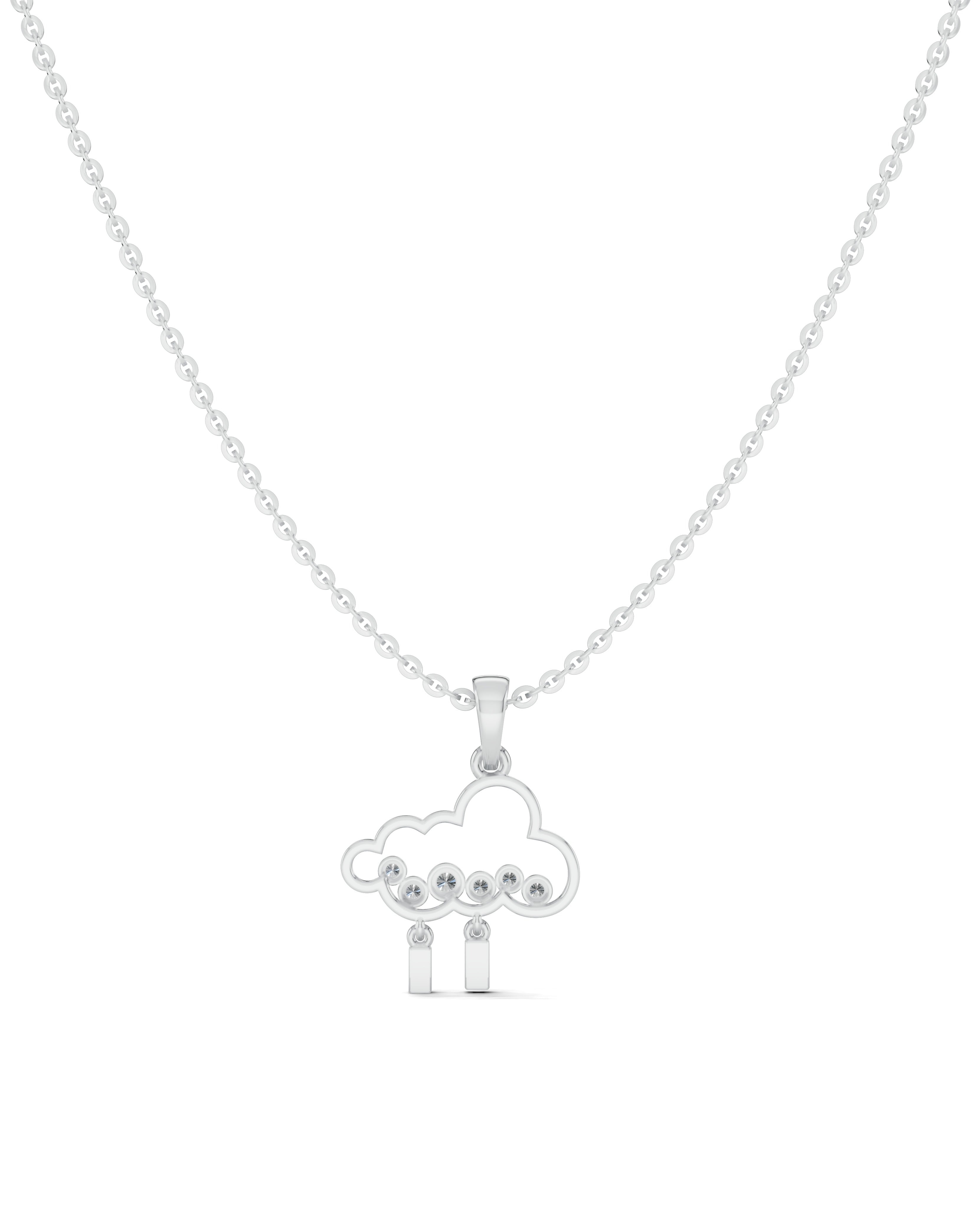 Platinized Sterling Silver