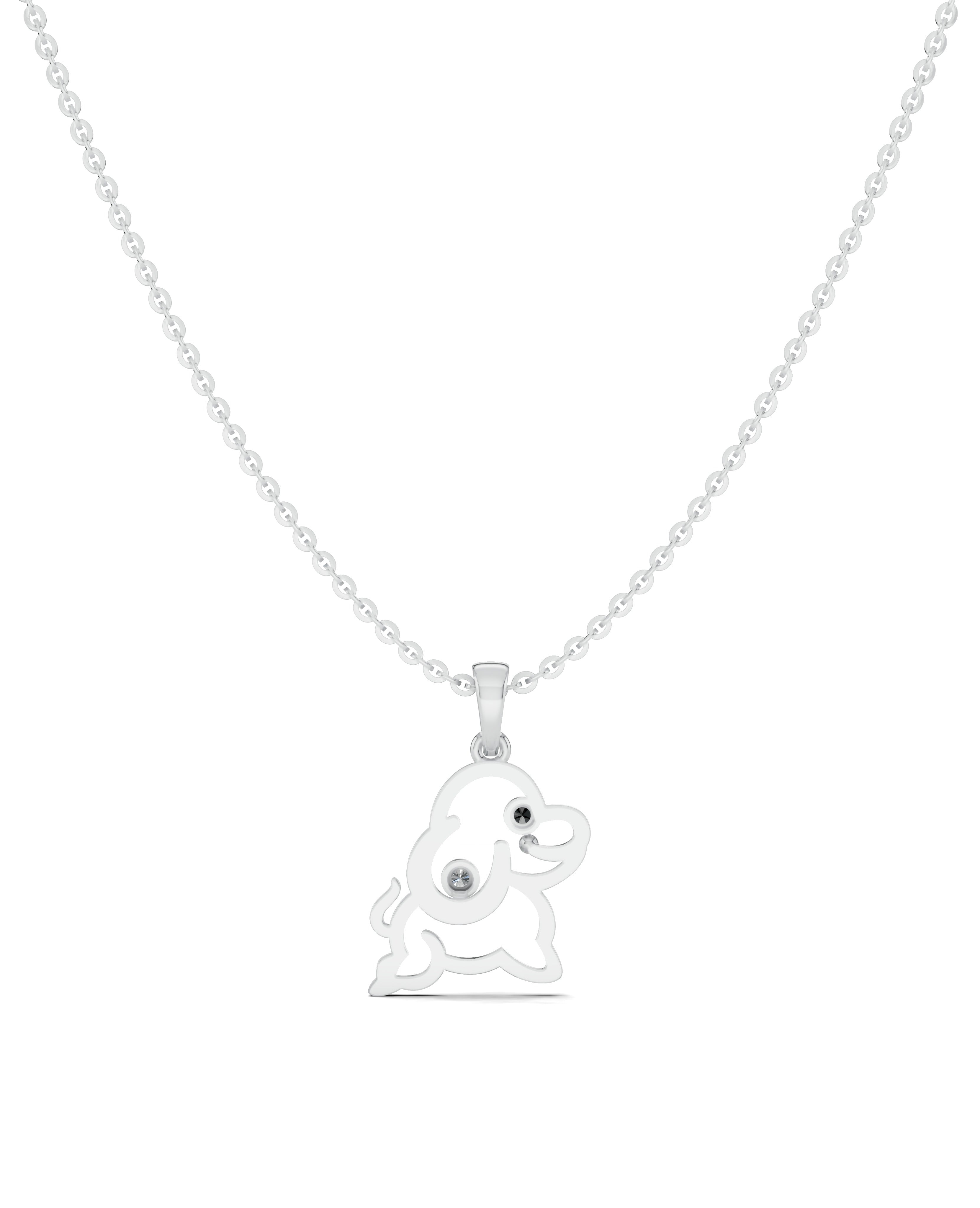 Platinized Sterling Silver