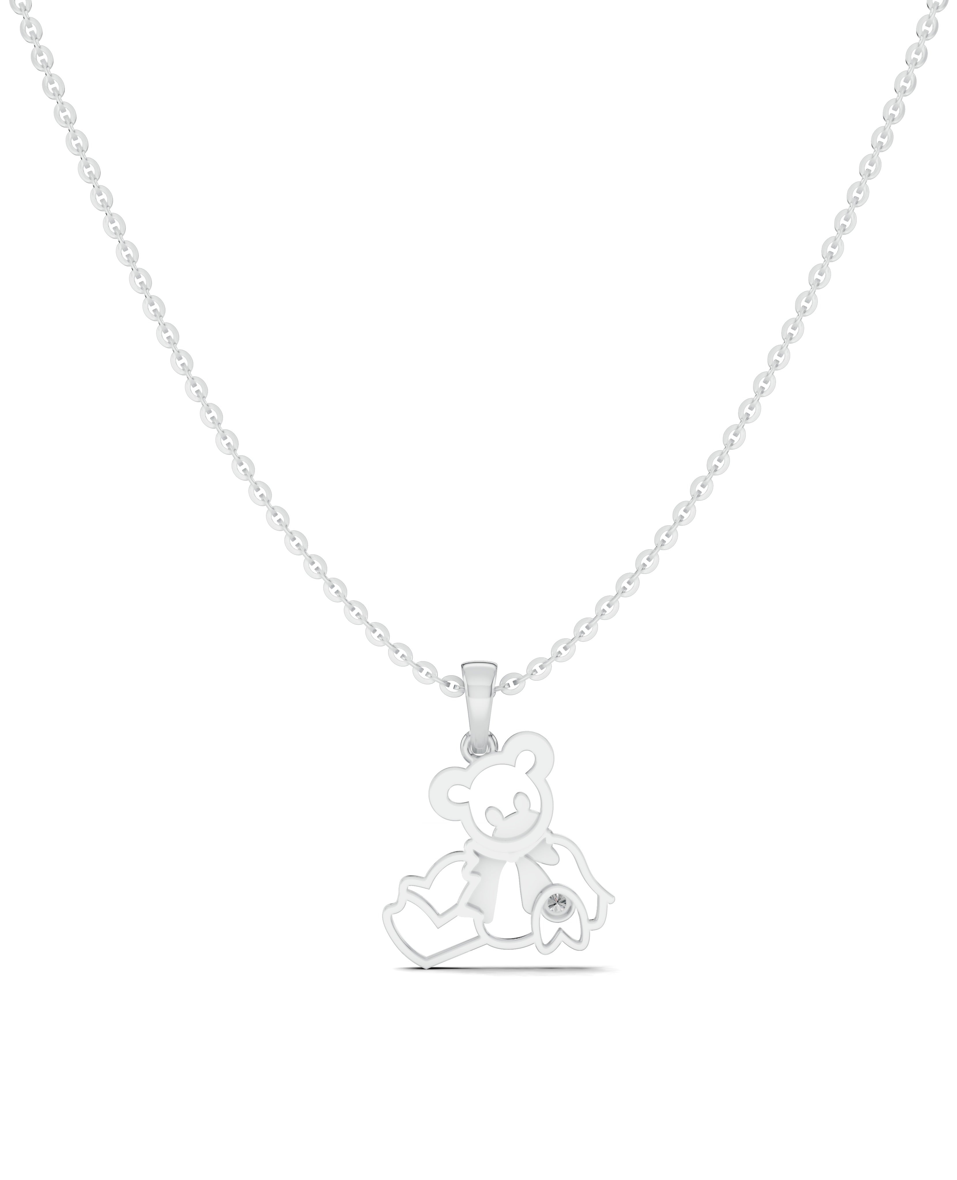 Platinized Sterling Silver