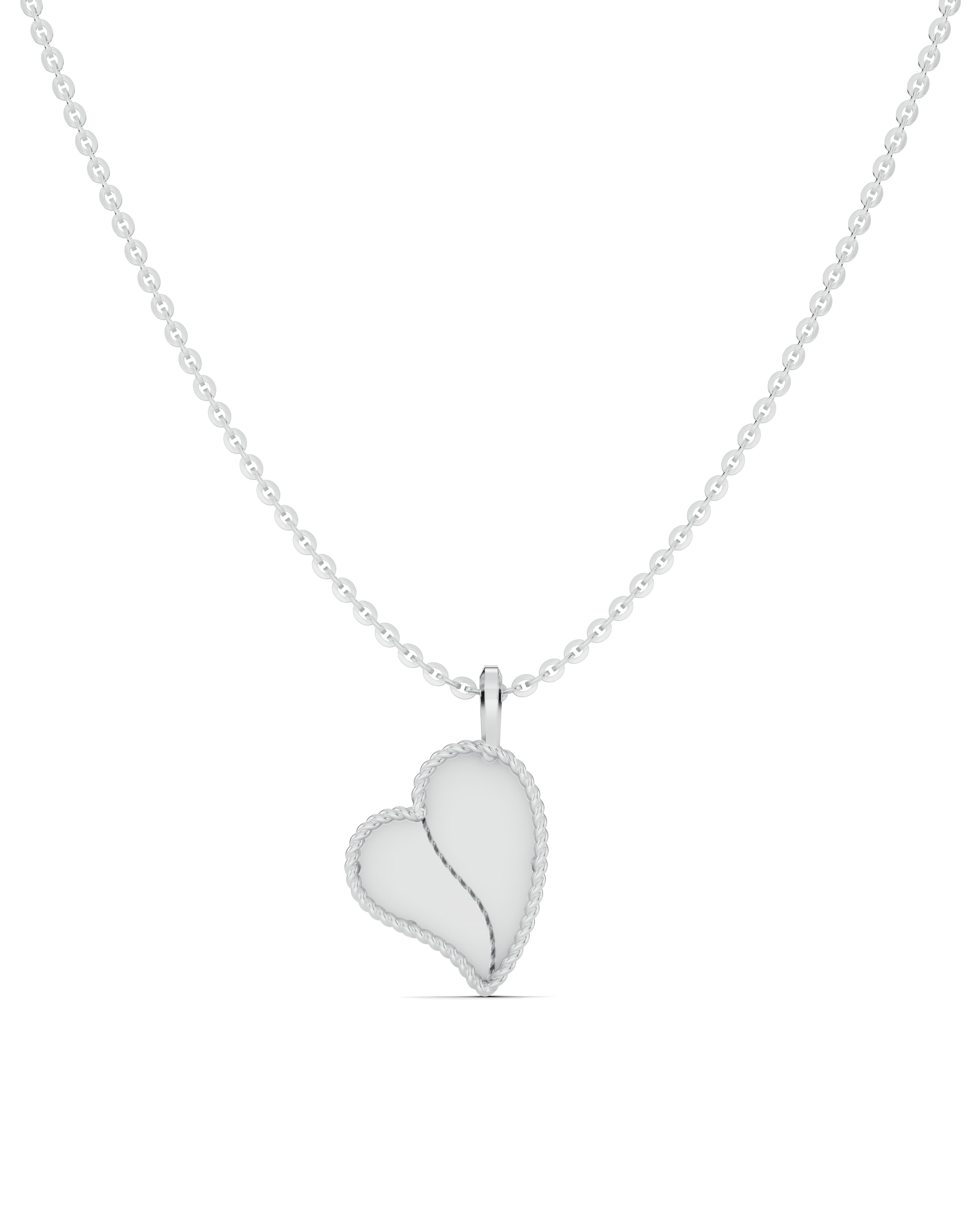 Platinized Sterling Silver