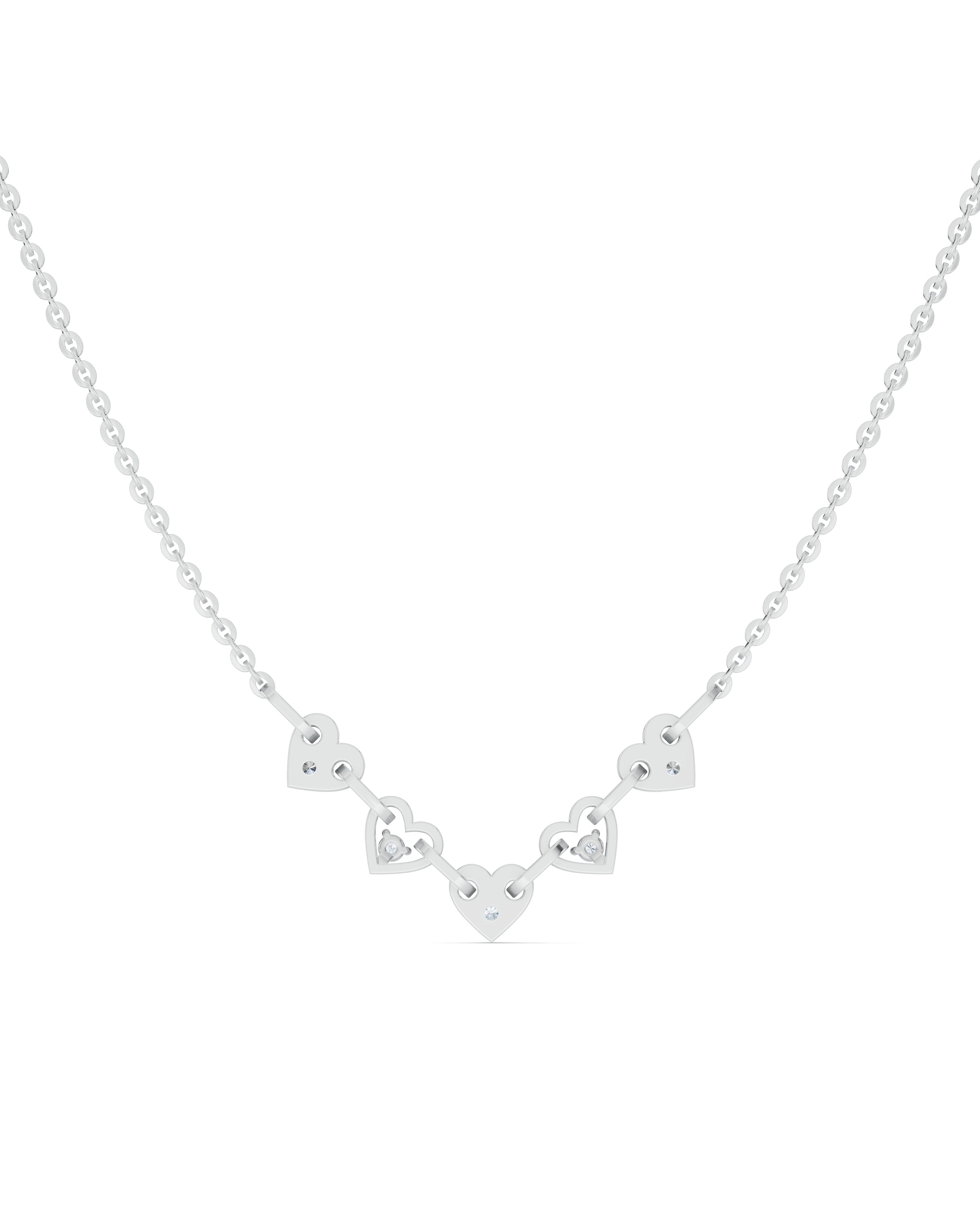 Platinized Sterling Silver