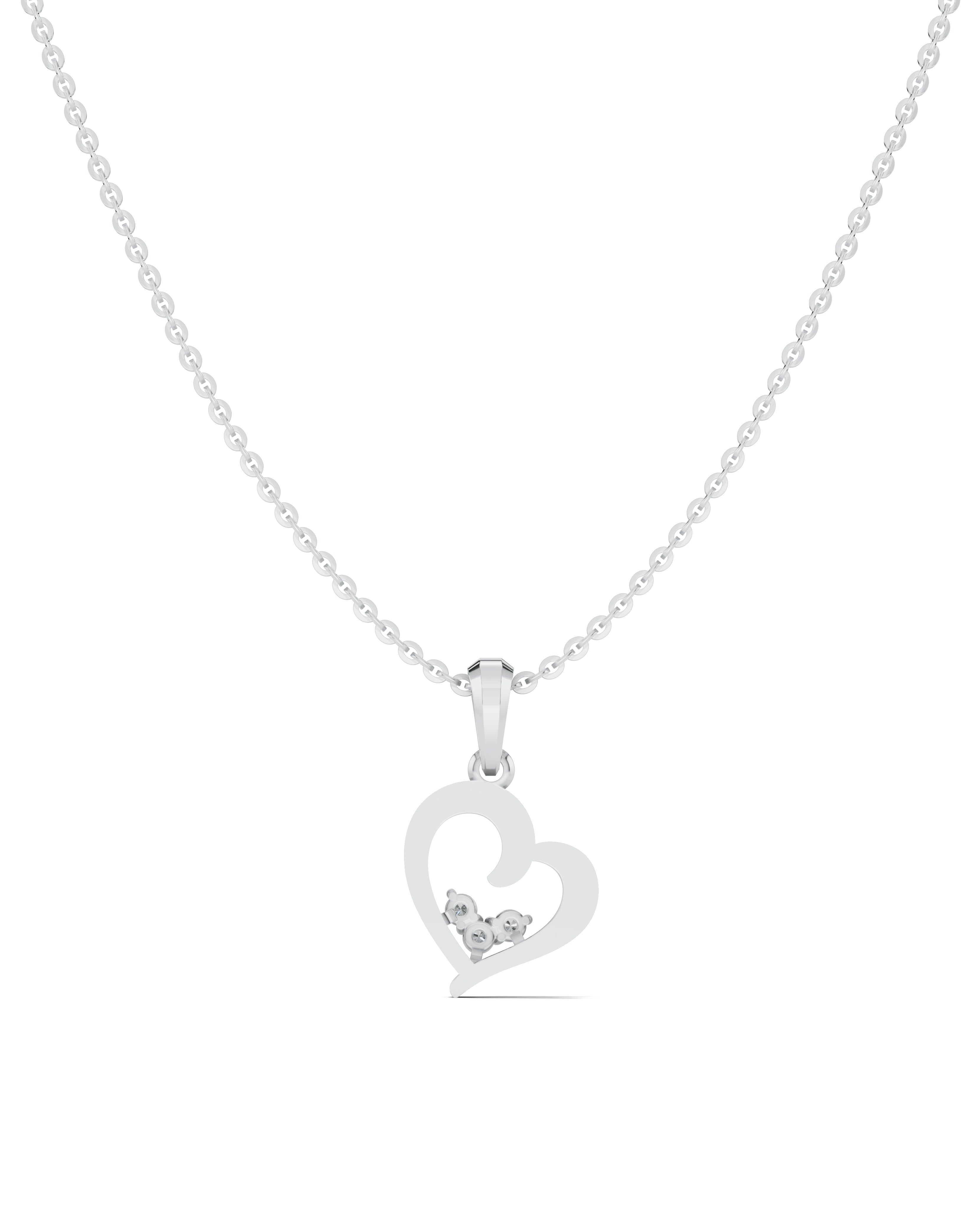 Platinized Sterling Silver