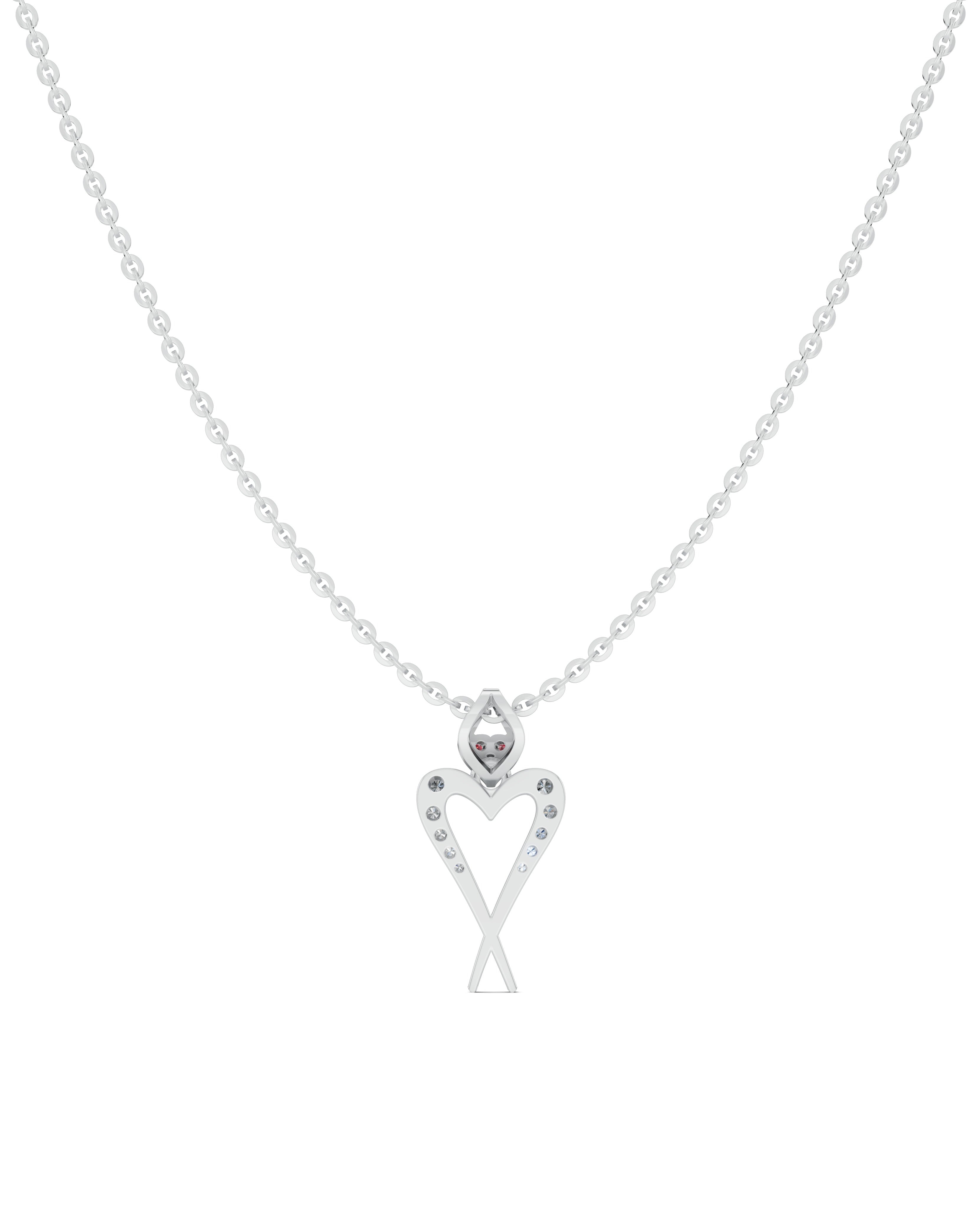 Platinized Sterling Silver