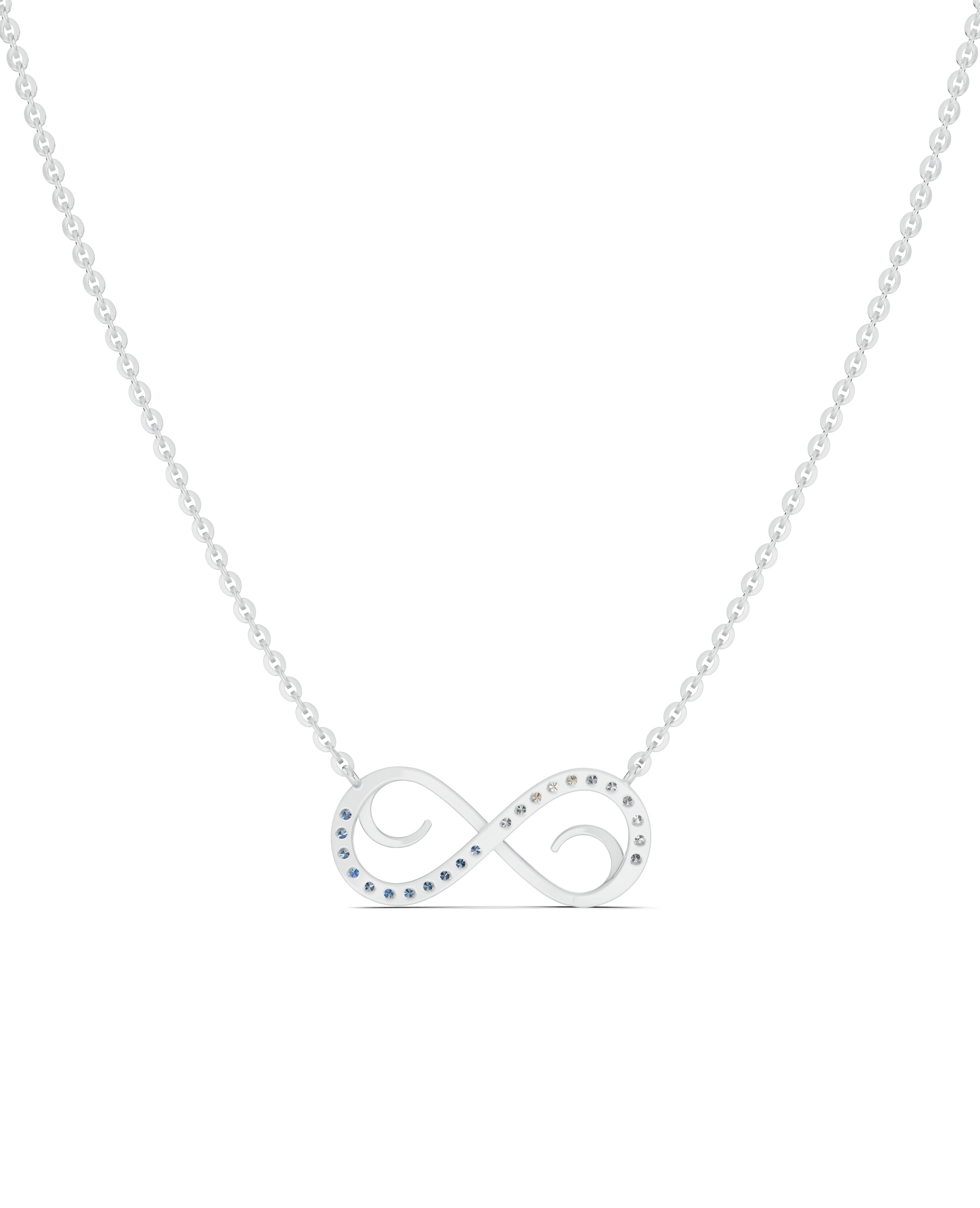 Platinized Sterling Silver