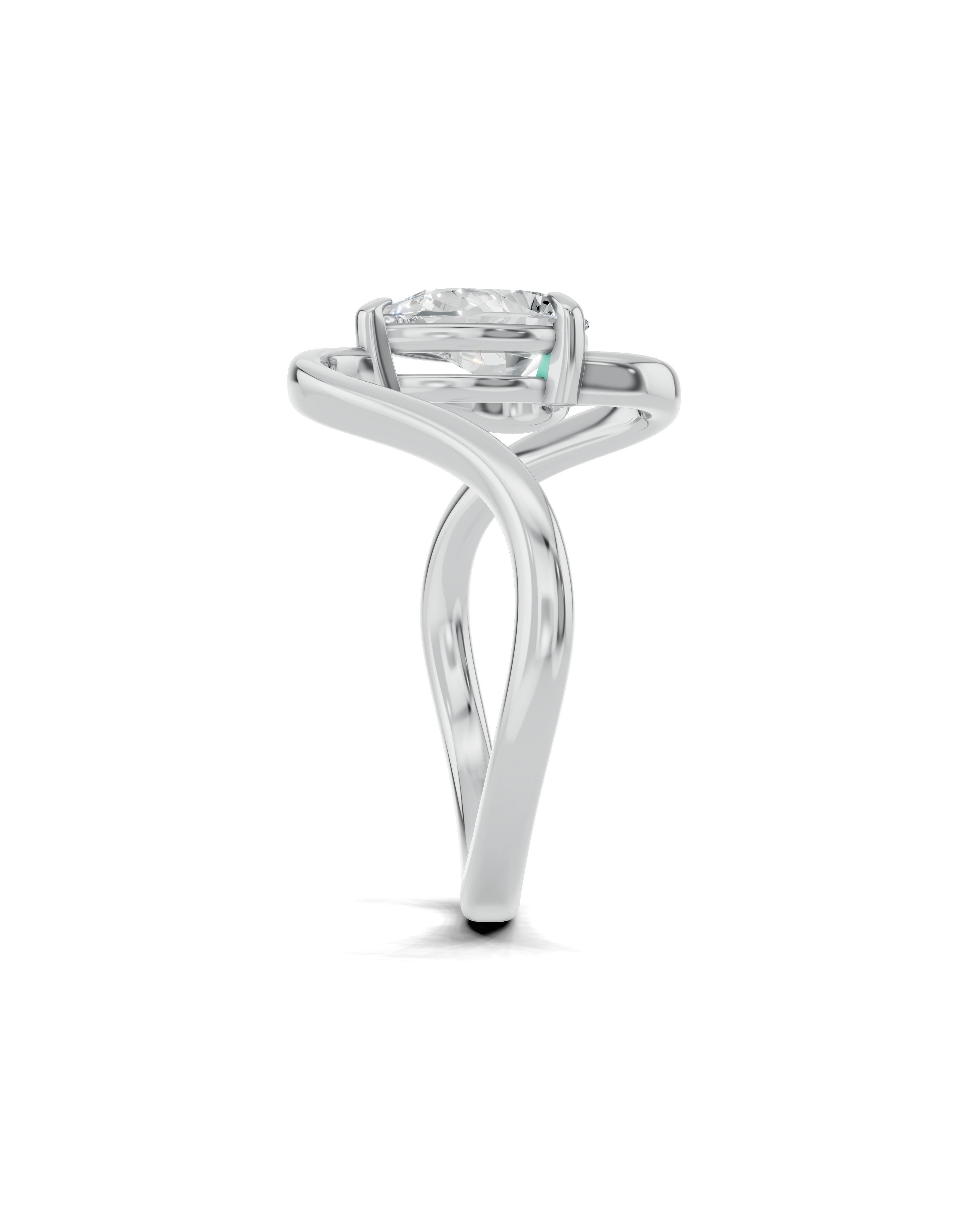 Platinized Sterling Silver