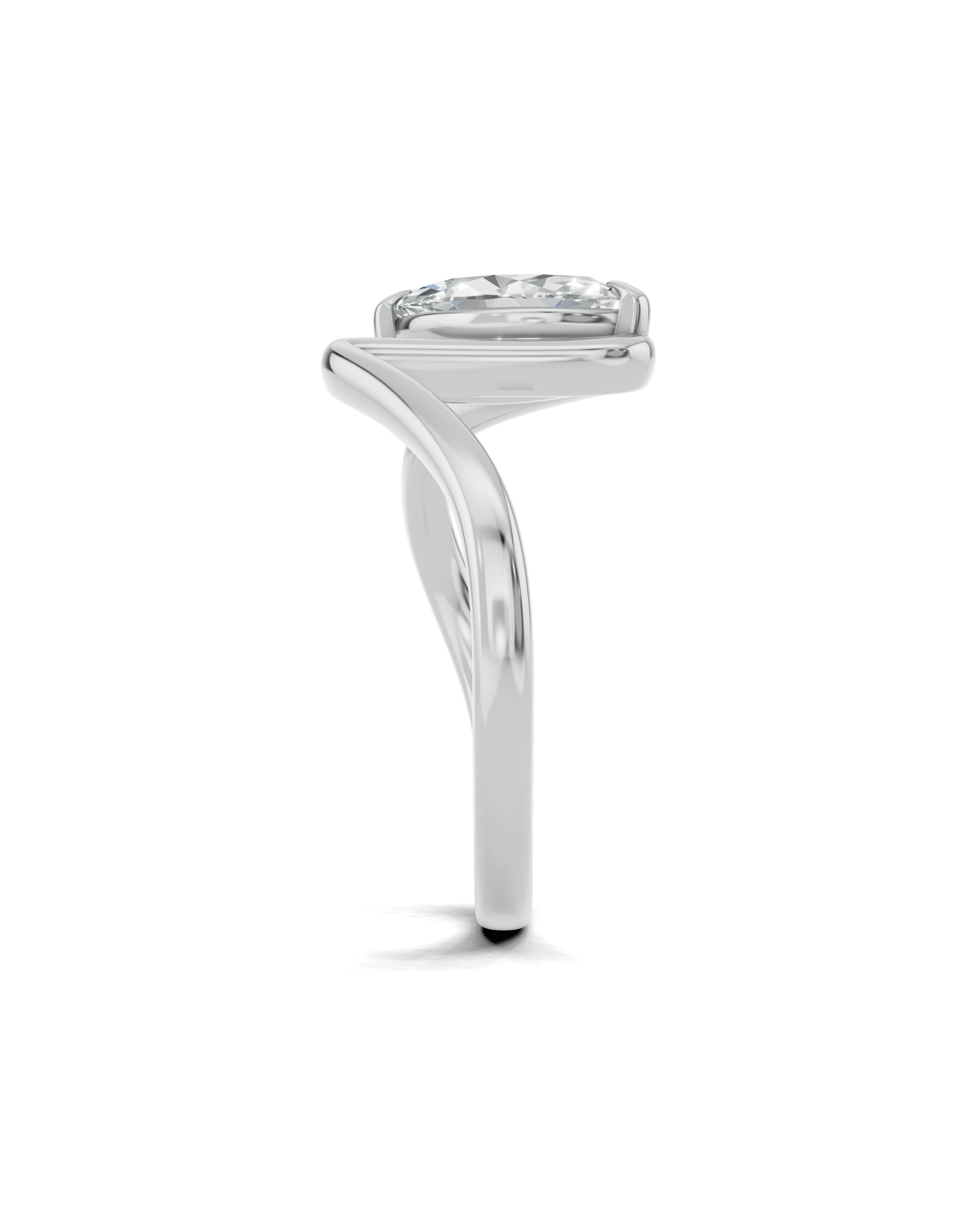 Platinized Sterling Silver