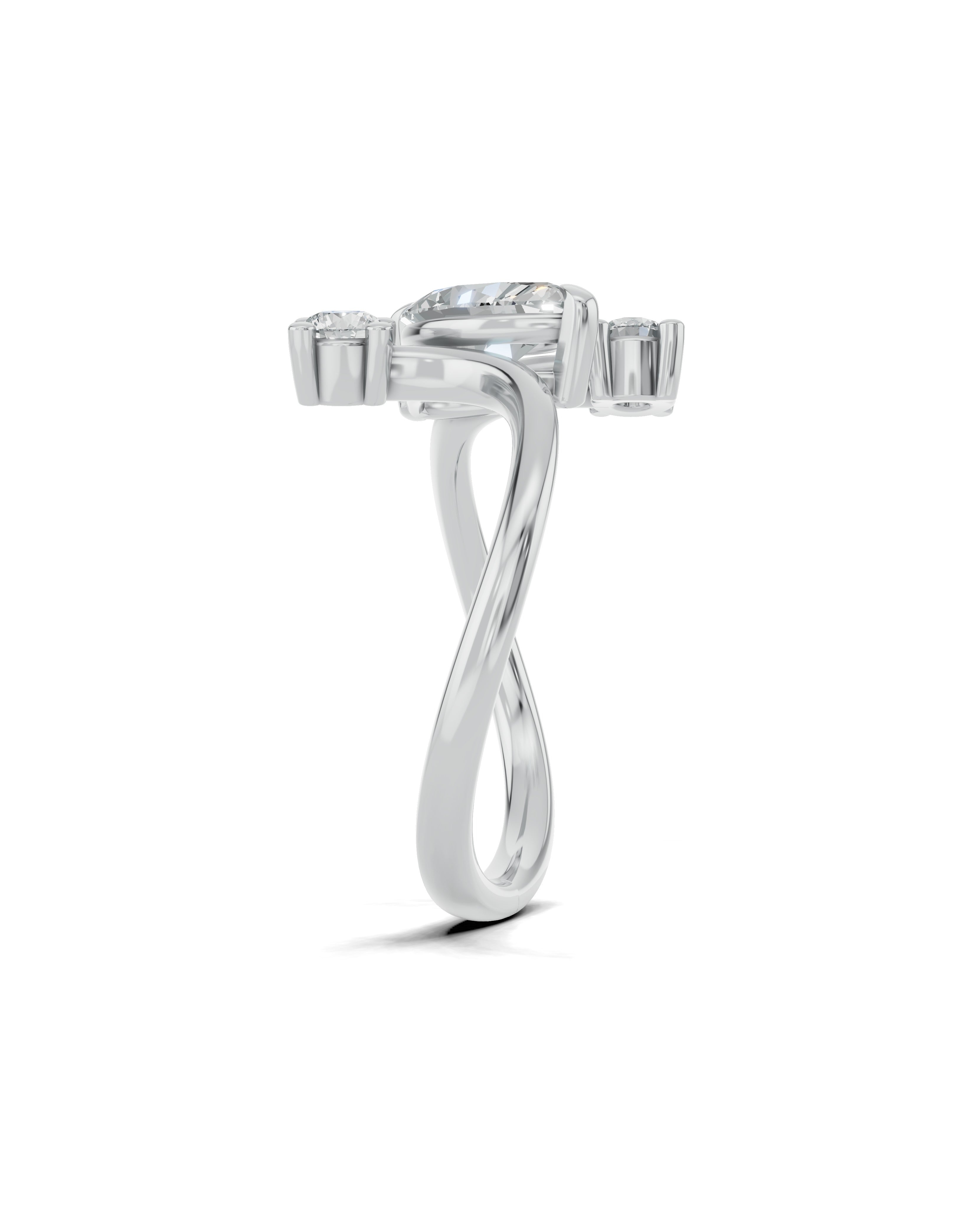 Platinized Sterling Silver